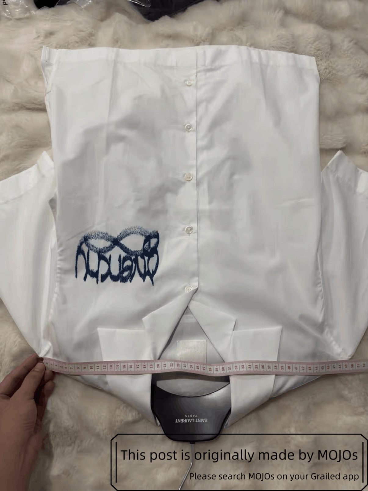 Givenchy Sz 39 Givenchy Logo White Shirt mojos521631 Size US M / EU 48-50 / 2 - 4 Thumbnail
