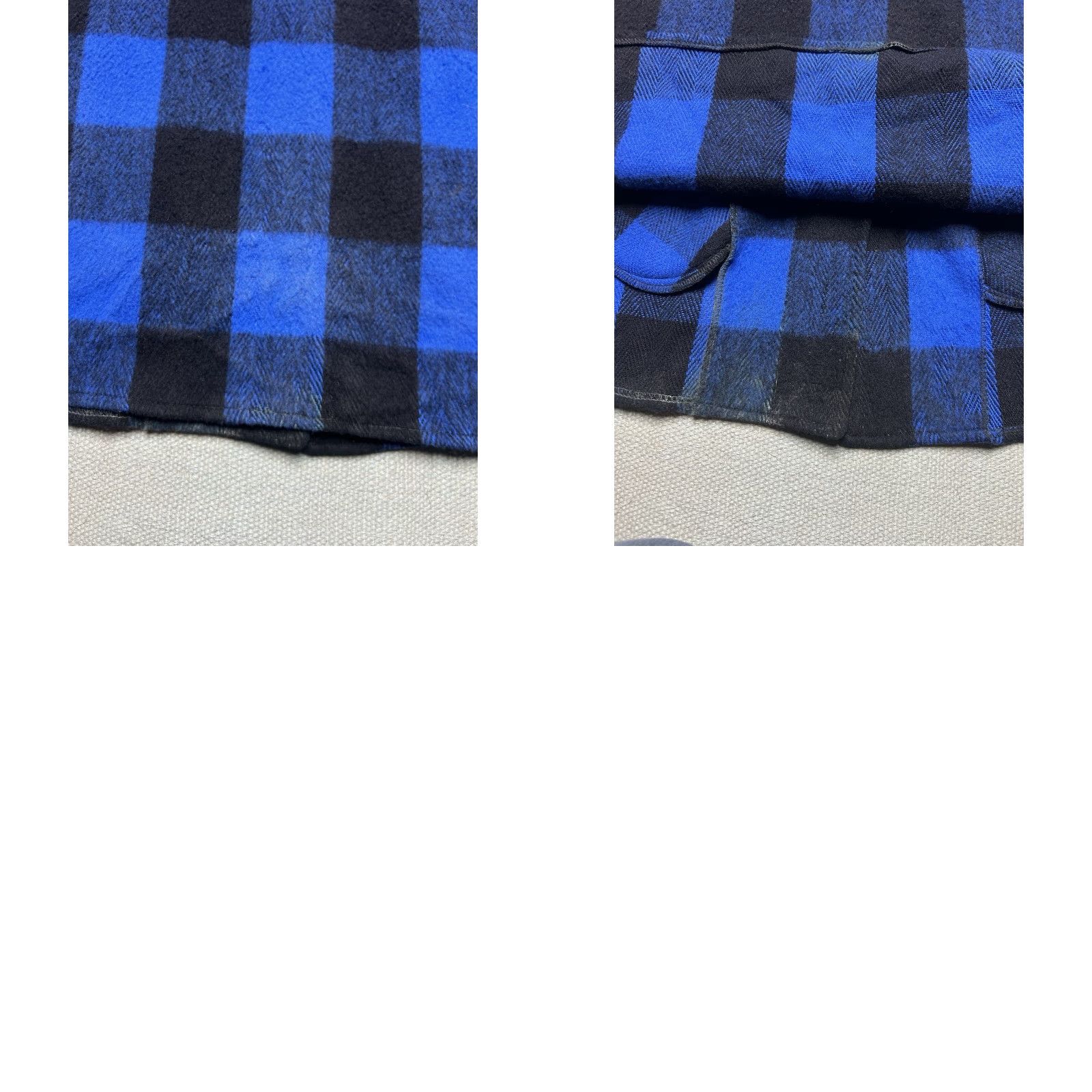 Eddie Bauer VINTAGE Eddie Bauer Snap Jacket Wool Blend Blue Plaid NWT DISTRESSED Women S 80s Mackinaw Jacket Shirt? Size S / US 4 / IT 40 - 8 Thumbnail
