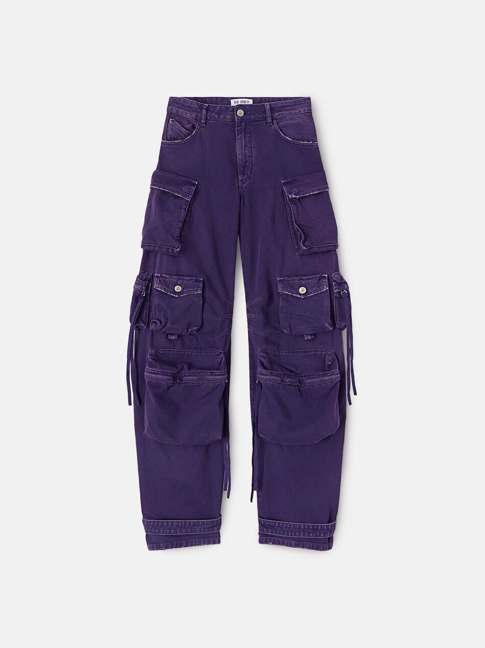 パンツ THE ATTICO Women Straight Pants 250WCP00255 PLL001AA100 Blac 250WCP00255PLL001AA_100_1.jpg?