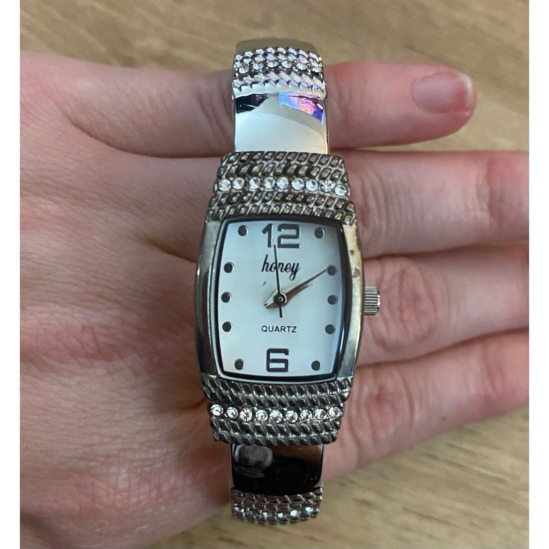 Goth Money Honey Cuff Bracelet Silver Watch Size ONE SIZE - 1 Thumbnail