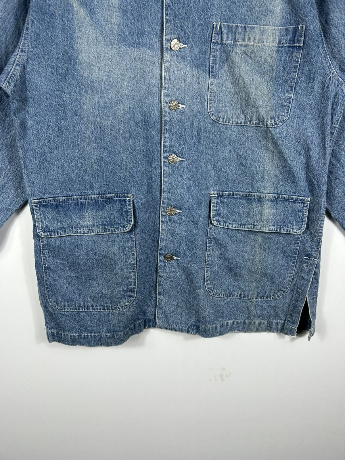 Japanese Brand × Vintage ⚡️Vintage Frame In Chore Denim Jacket Size US L / EU 52-54 / 3 - 5 Thumbnail