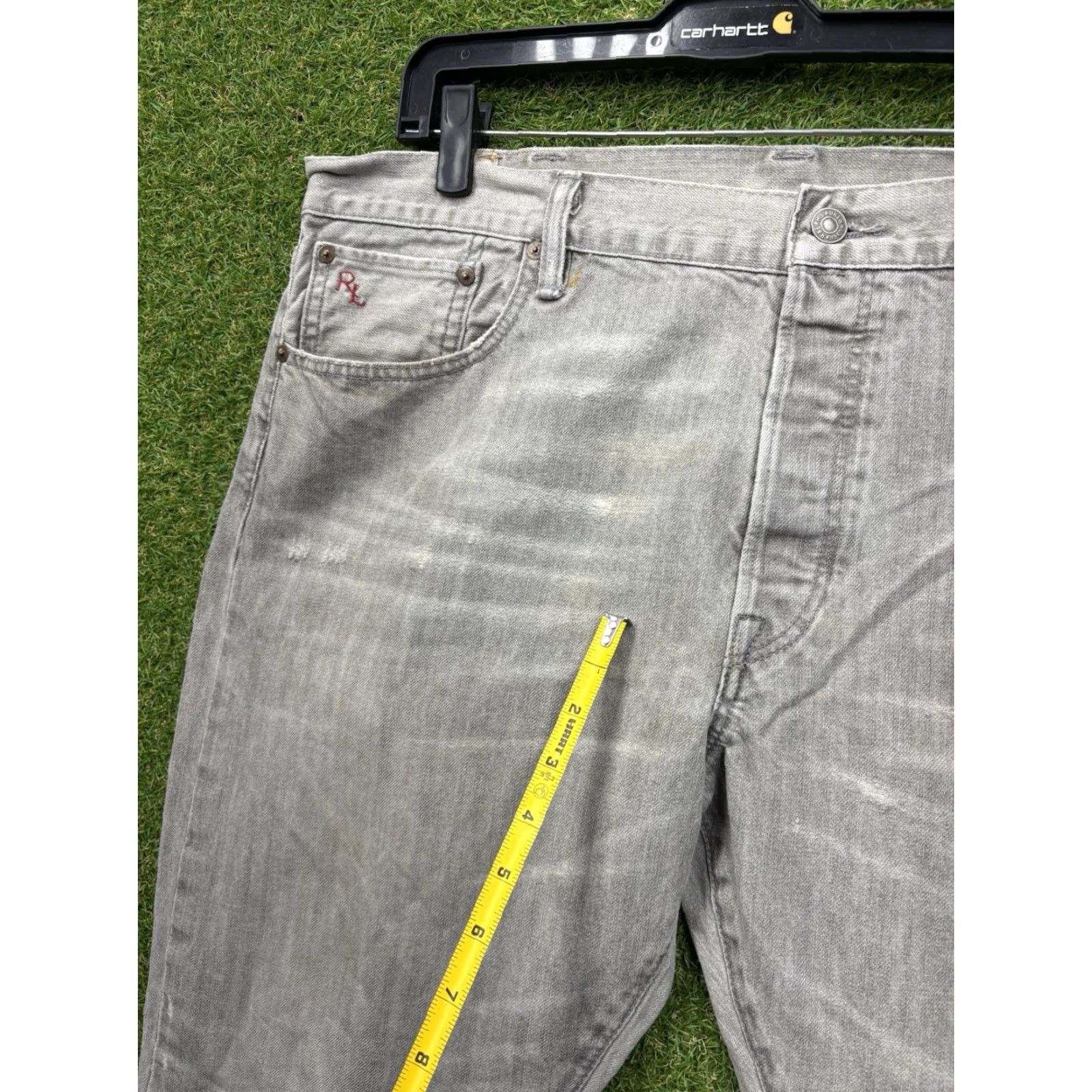 Polo Ralph Lauren Polo Ralph Lauren Jeans Slim Straight Varick Mens 40x30 Denim 5-Pocket Gray Large Size US L / EU 52-54 / 3 - 2 Thumbnail