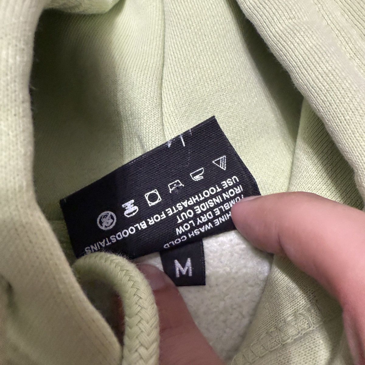 Half Evil Half Evil 333 Hoodie Matcha Green Distressed Heavyweight Size US M / EU 48-50 / 2 - 7 Thumbnail