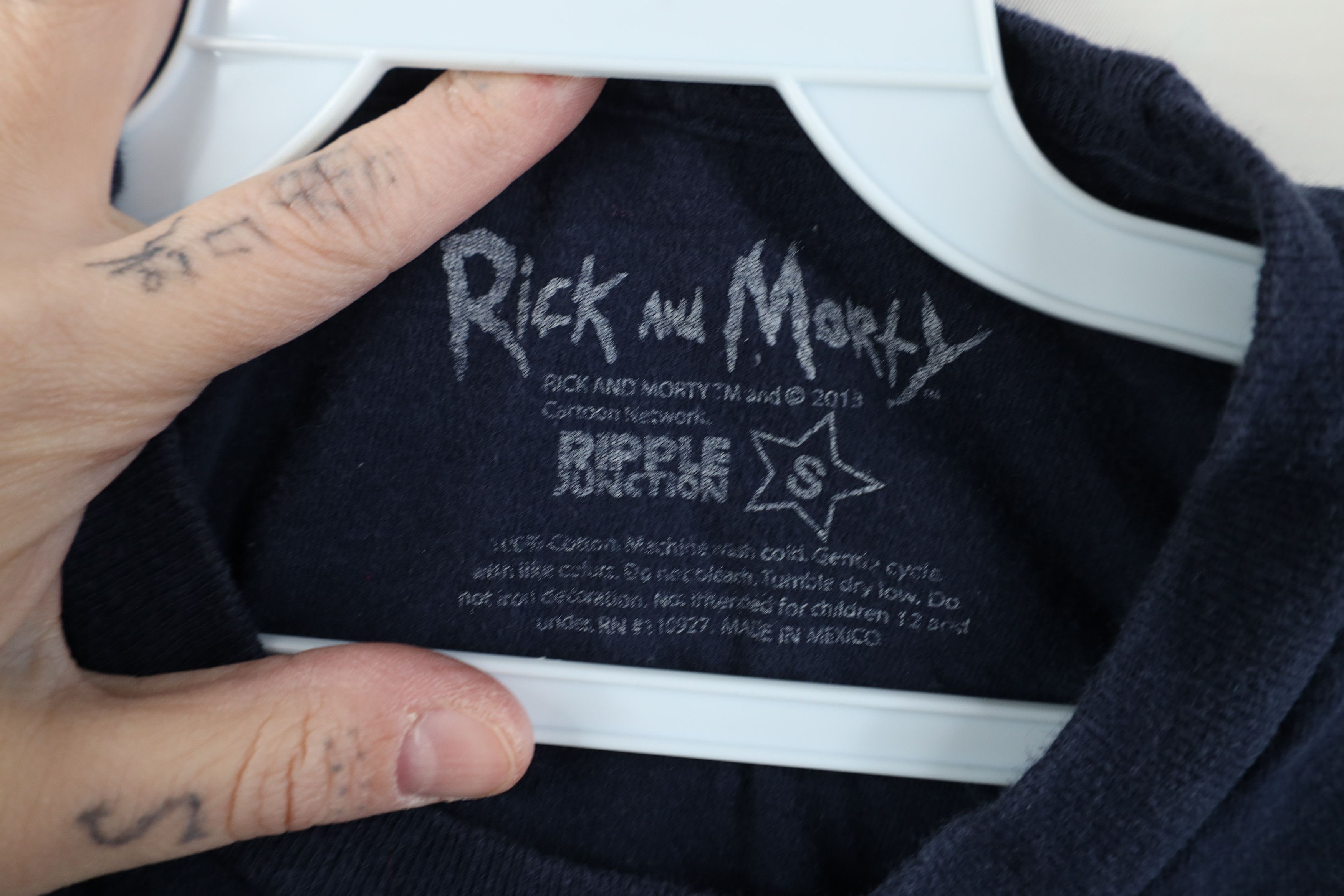 Vintage Y2K Rick and Morty Cartoon Short Sleeve T-Shirt Blue Size S / US 4 / IT 40 - 10 Thumbnail