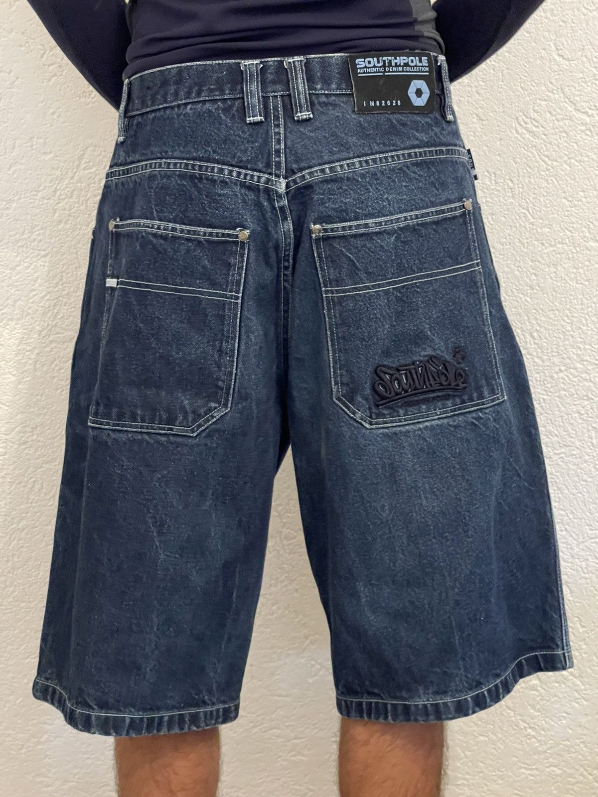 Southpole Southpole Y2K Baggy Loose Fit Denim Shorts HipHop size 36 Size US 36 / EU 52 - 1 Thumbnail
