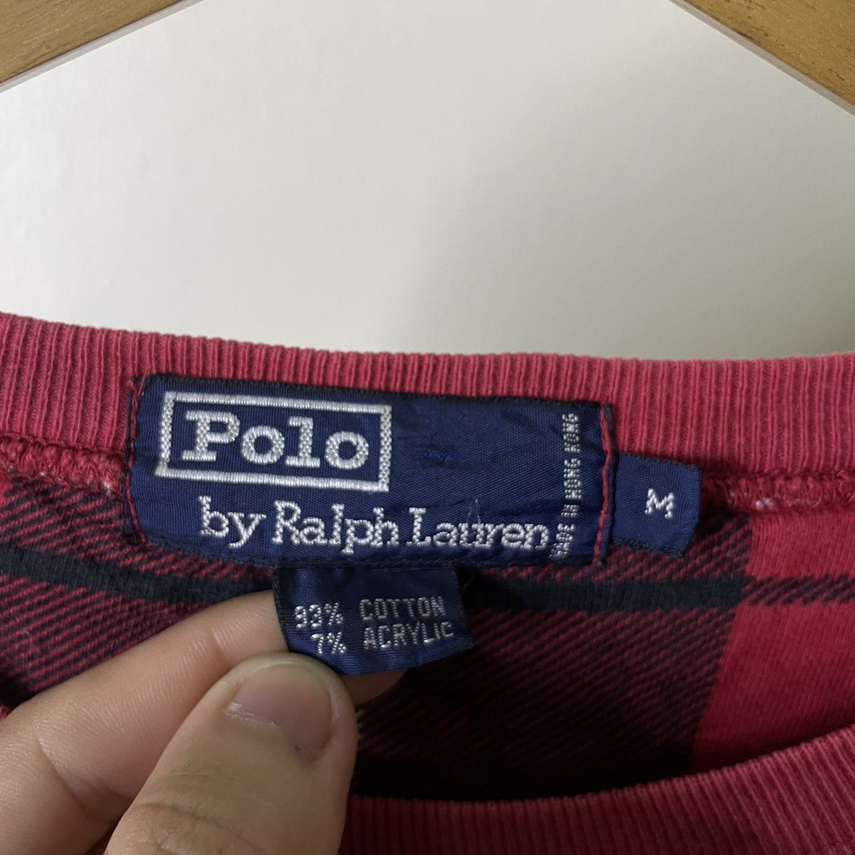 Polo Ralph Lauren Vintage Polo Ralph Lauren Plaid Checkered Sweatshirt Size US XL / EU 56 / 4 - 3 Thumbnail