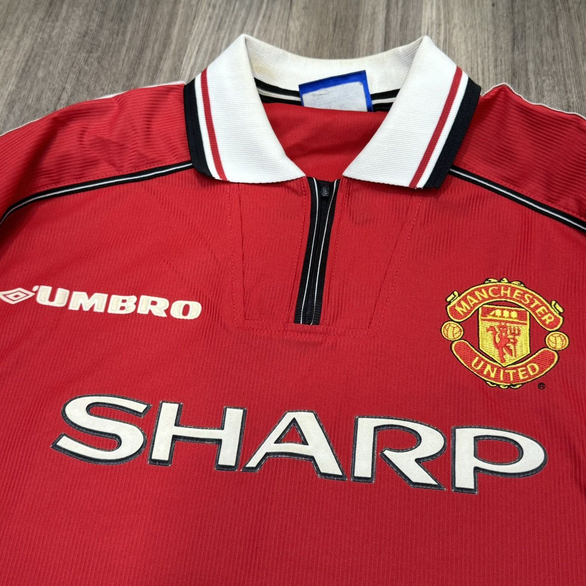 Umbro Manchester united 98/00 home shirt Size US M / EU 48-50 / 2 - 3 Thumbnail