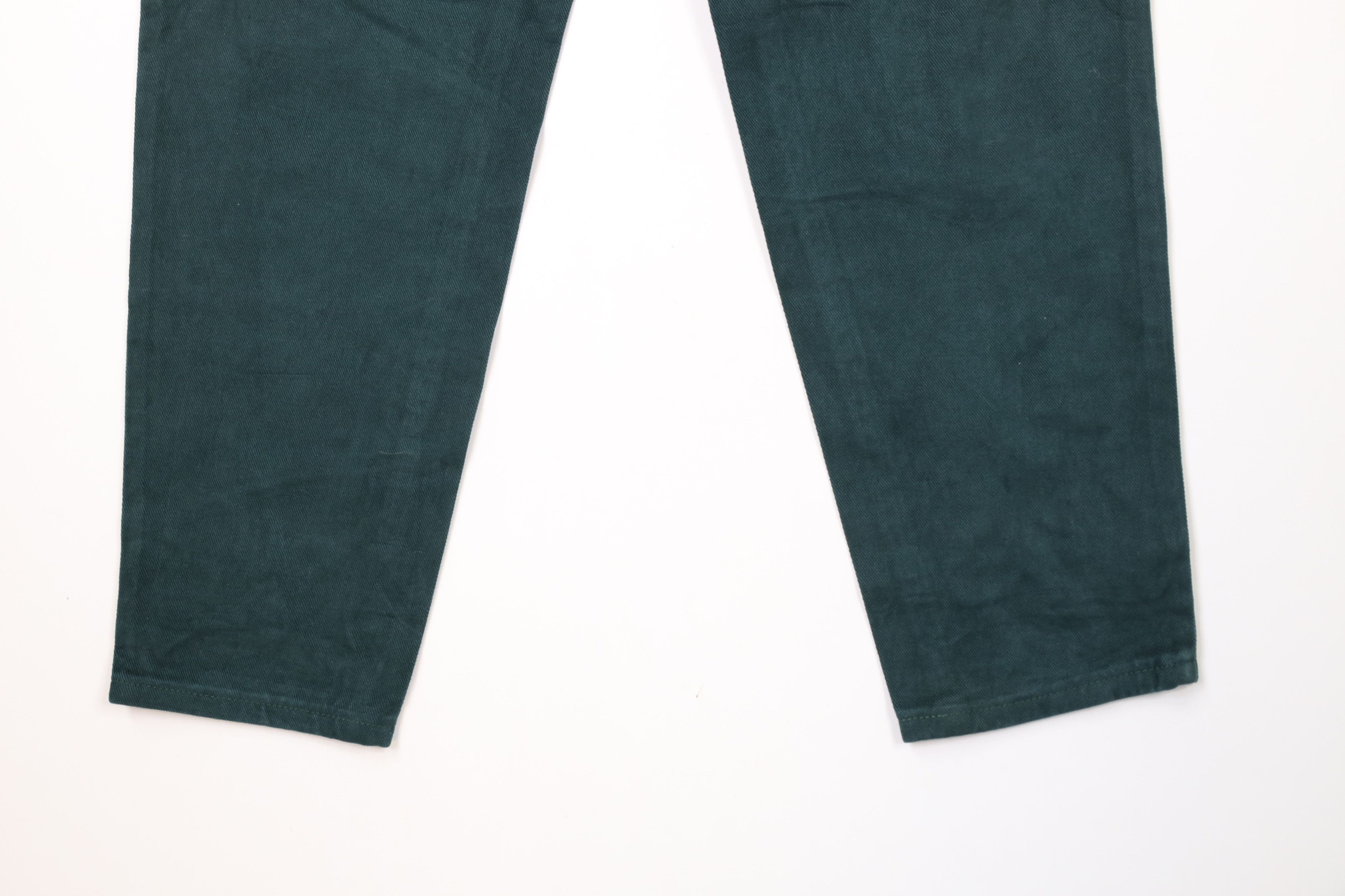 Lee × Vintage Deadstock Vintage 90s Lee Fit Tapered Leg Jeans Green USA Size 34" / US 12 / IT 48 - 13 Thumbnail