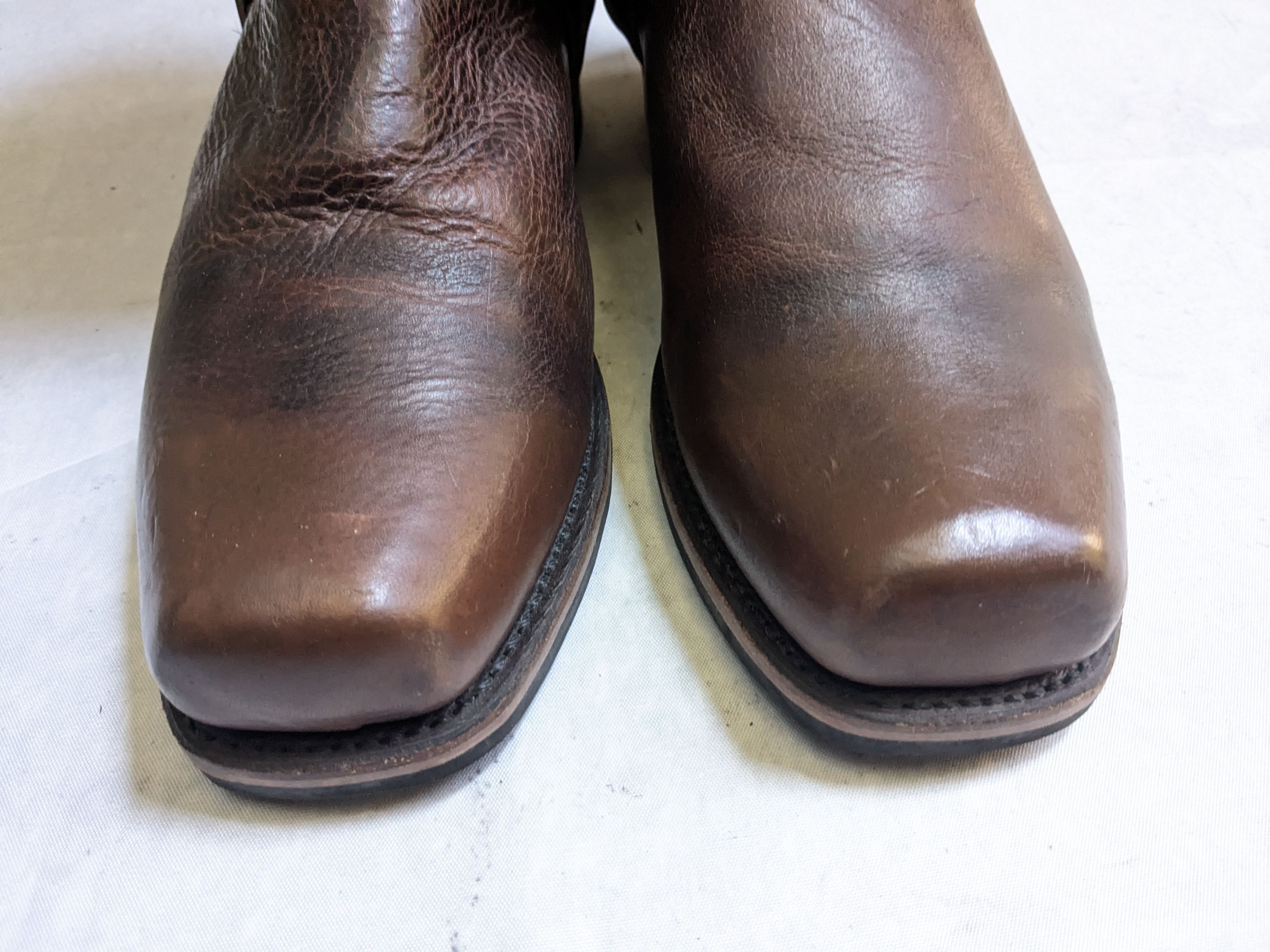 Frye Frye Harness Boots Belted Brown Leather 13 M Strap Size US 13 / EU 46 - 5 Thumbnail