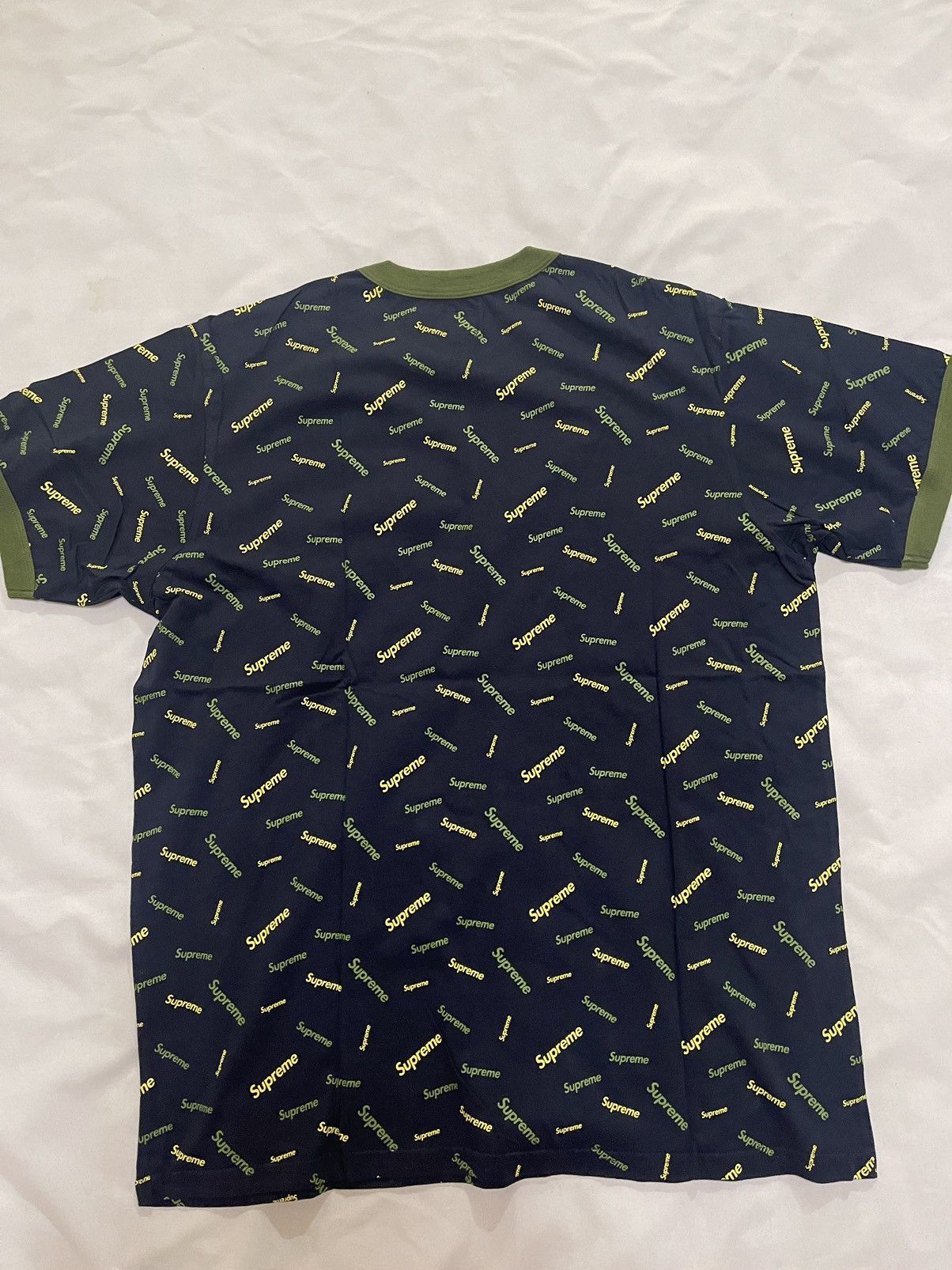 Supreme Supreme scatter ringer tee black Size US L / EU 52-54 / 3 - 2 Thumbnail
