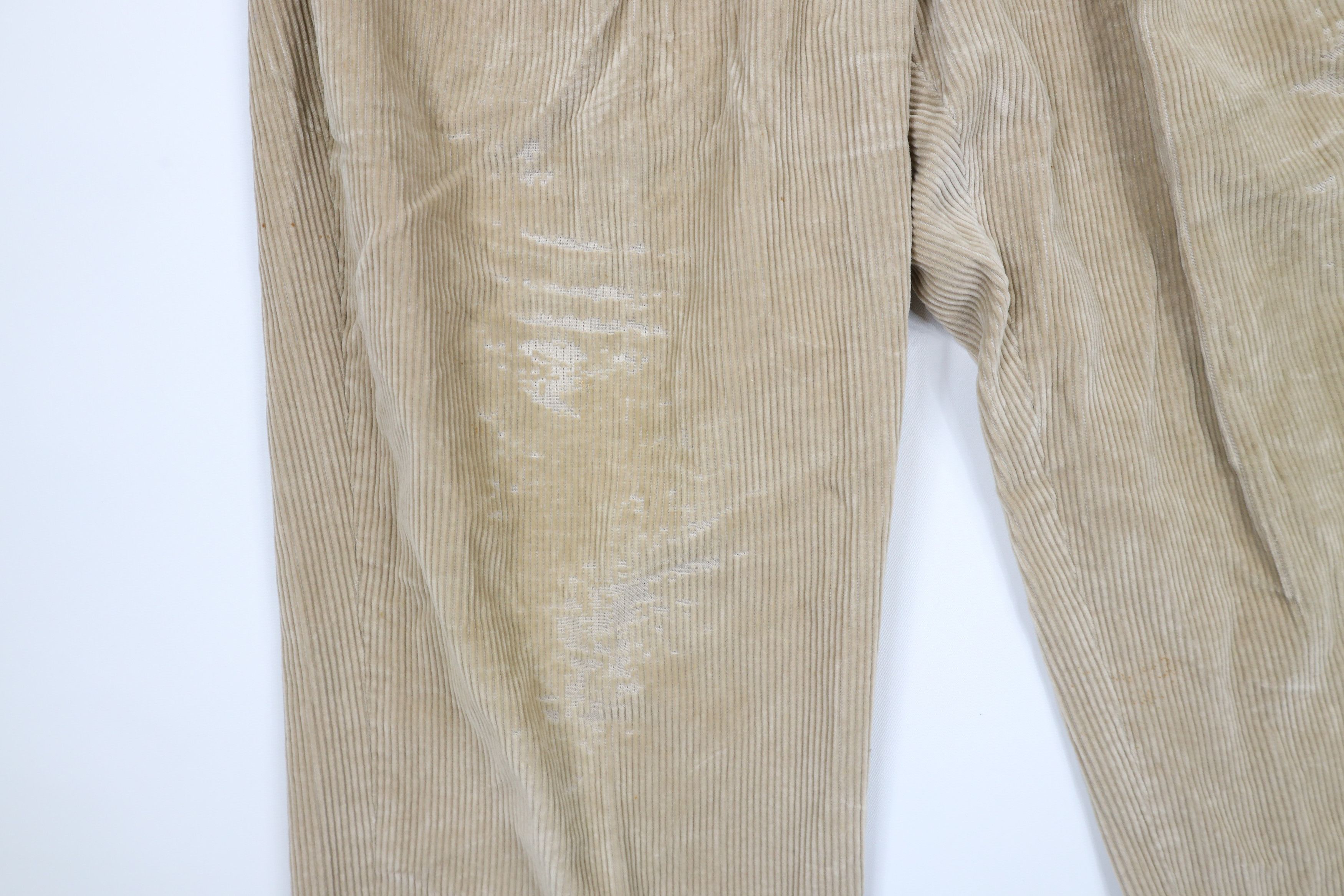 Bills Khakis × Vintage Vintage 90s Bills Khakis M2 Pleated Corduroy Pants Beige USA Size US 36 / EU 52 - 5 Thumbnail