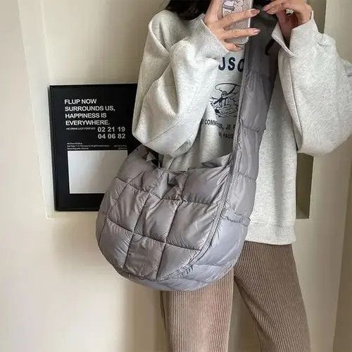 Goods × Japanese Brand Bag Outdoor retro quilted hobo bag messenger bag Size ONE SIZE - 3 Thumbnail