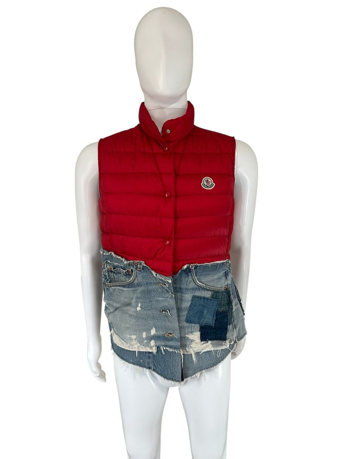 Greg Lauren × Moncler Moncler x Greg Lauren “Collide” Levi’s Denim Vest Size US L / EU 52-54 / 3 - 2 Thumbnail