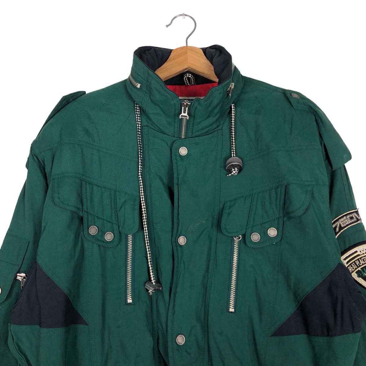 Japanese Brand 🔥Vtg Bomber Jacket Ski Bondage Design Wahmin Issey Miyake Size US M / EU 48-50 / 2 - 2 Thumbnail