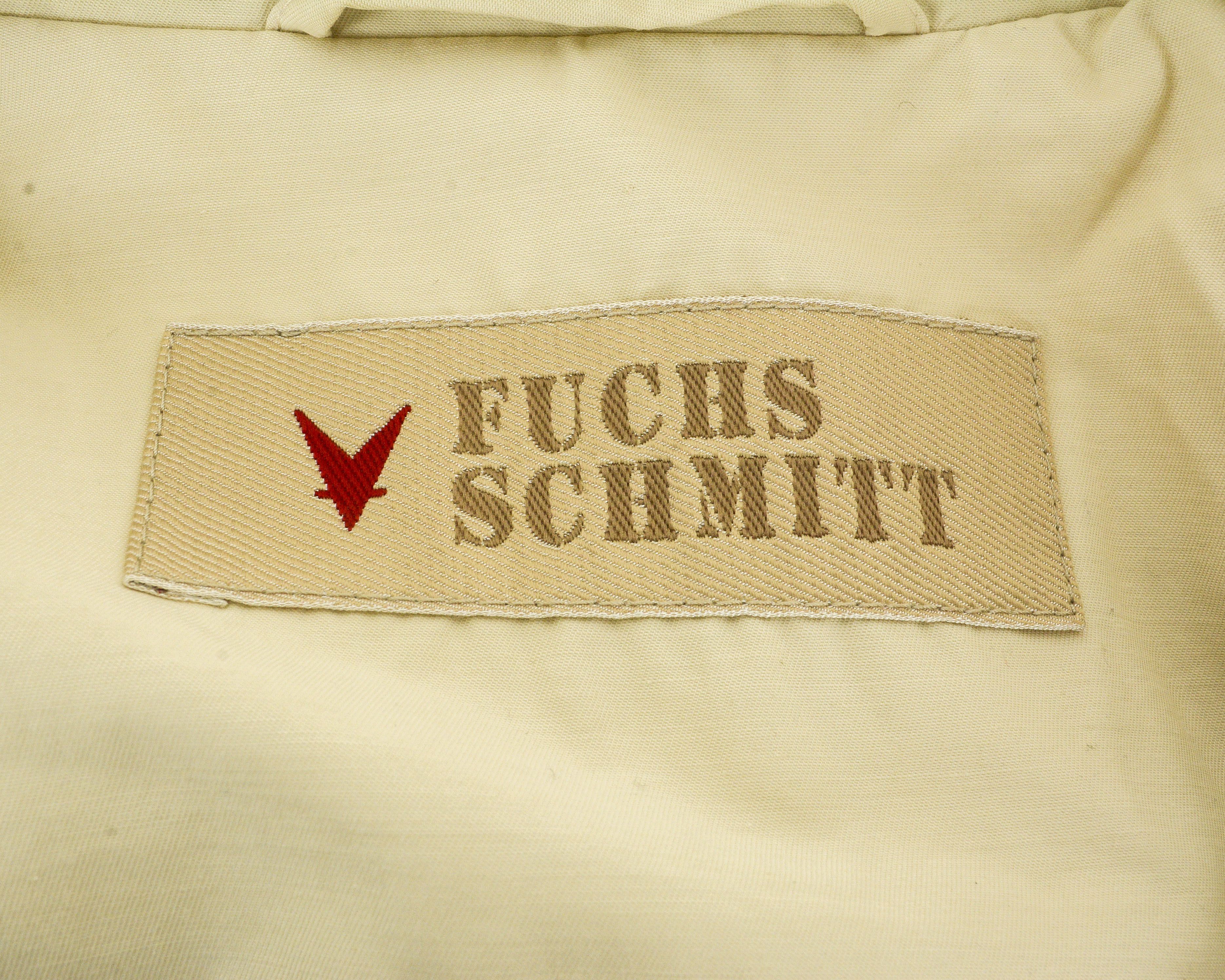 Designer FUCHS SCHMITT Raincoat UK 14 Belted Jacket M Trench Mac Coat Size M / US 6-8 / IT 42-44 - 4 Thumbnail