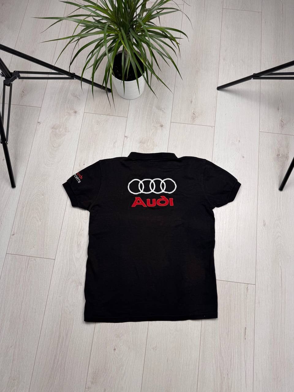 Audi Vintage Audi Big Logo Polo Faded Racing F1 Size US M / EU 48-50 / 2 - 10 Thumbnail