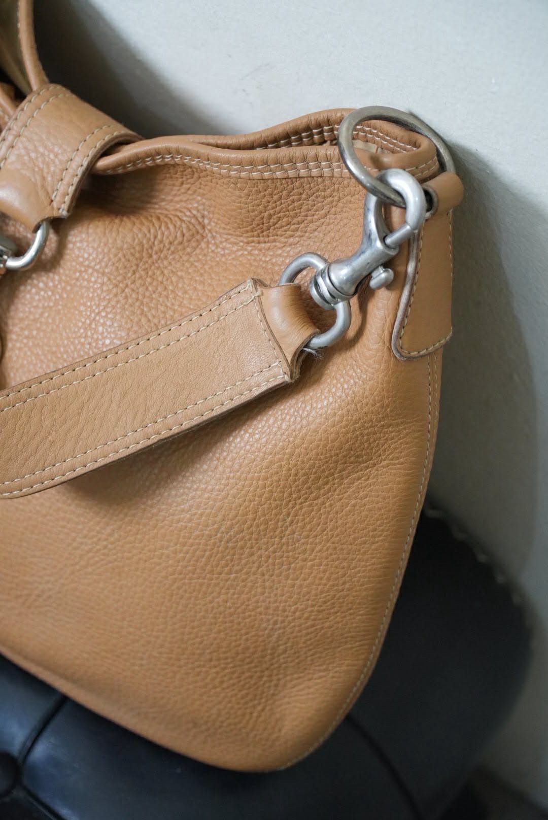 Miu Miu Miu Miu Prada Brown Grained Leather Hobo Shoulder Bag Size ONE SIZE - 8 Thumbnail