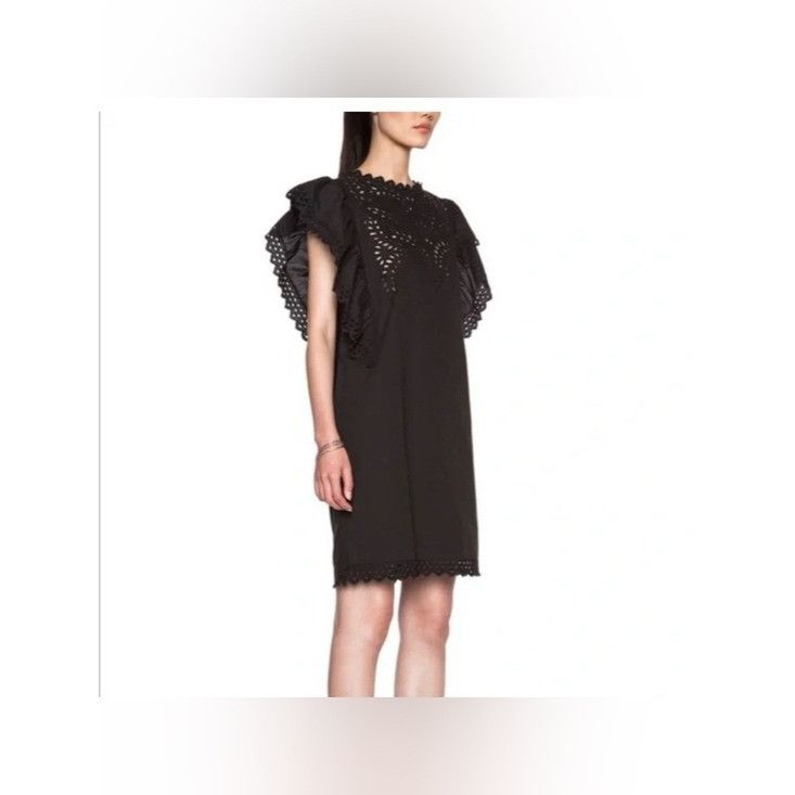 Isabel Marant Etoile Isabel Marant Etoile Scarla Eyelet Broderie Anglaise Dress 8 Size M / US 6-8 / IT 42-44 - 13 Thumbnail