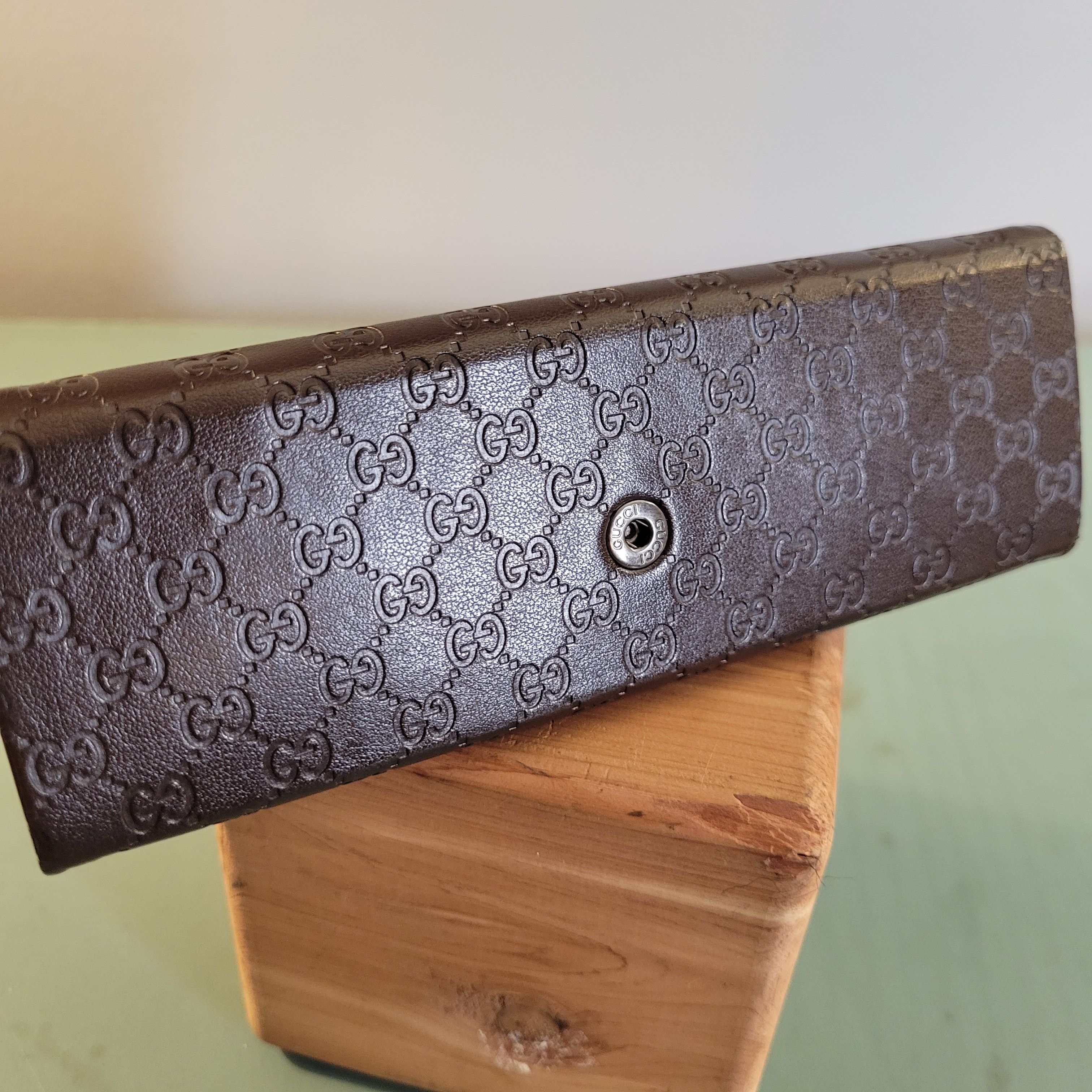 Gucci Gucci Glasses Sunglasses Case Micro G Embossed Size ONE SIZE - 5 Thumbnail