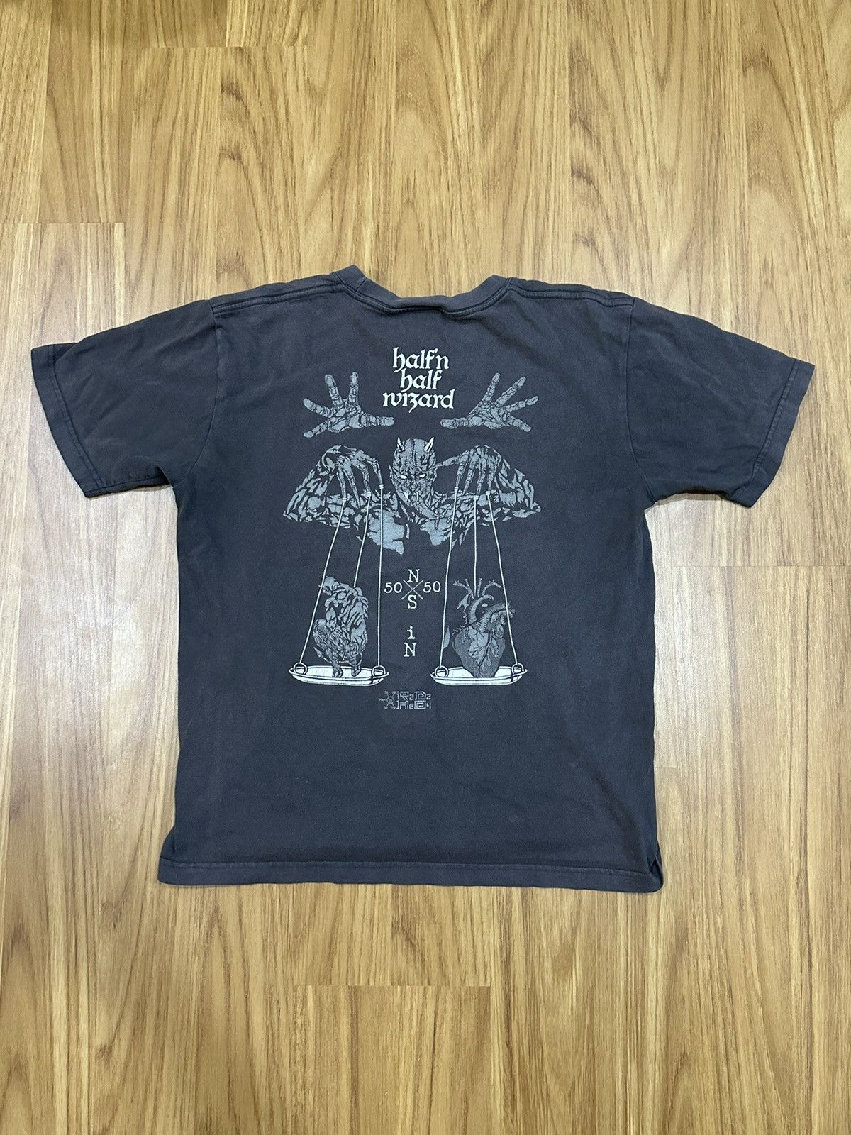 Anime Half N Half Wizard Vintage Tee Size US M / EU 48-50 / 2 - 4 Thumbnail