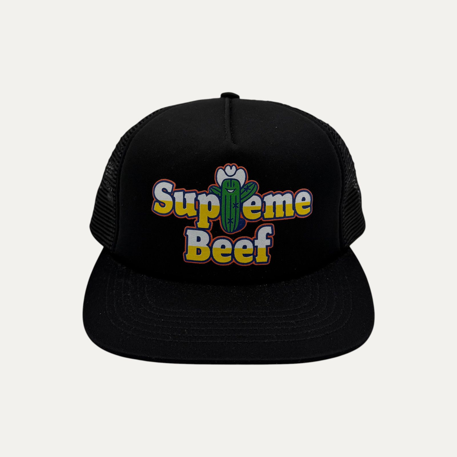 Supreme Supreme Beef Mesh Back 5 Panel Snapback Hat Size ONE SIZE - 1 Thumbnail