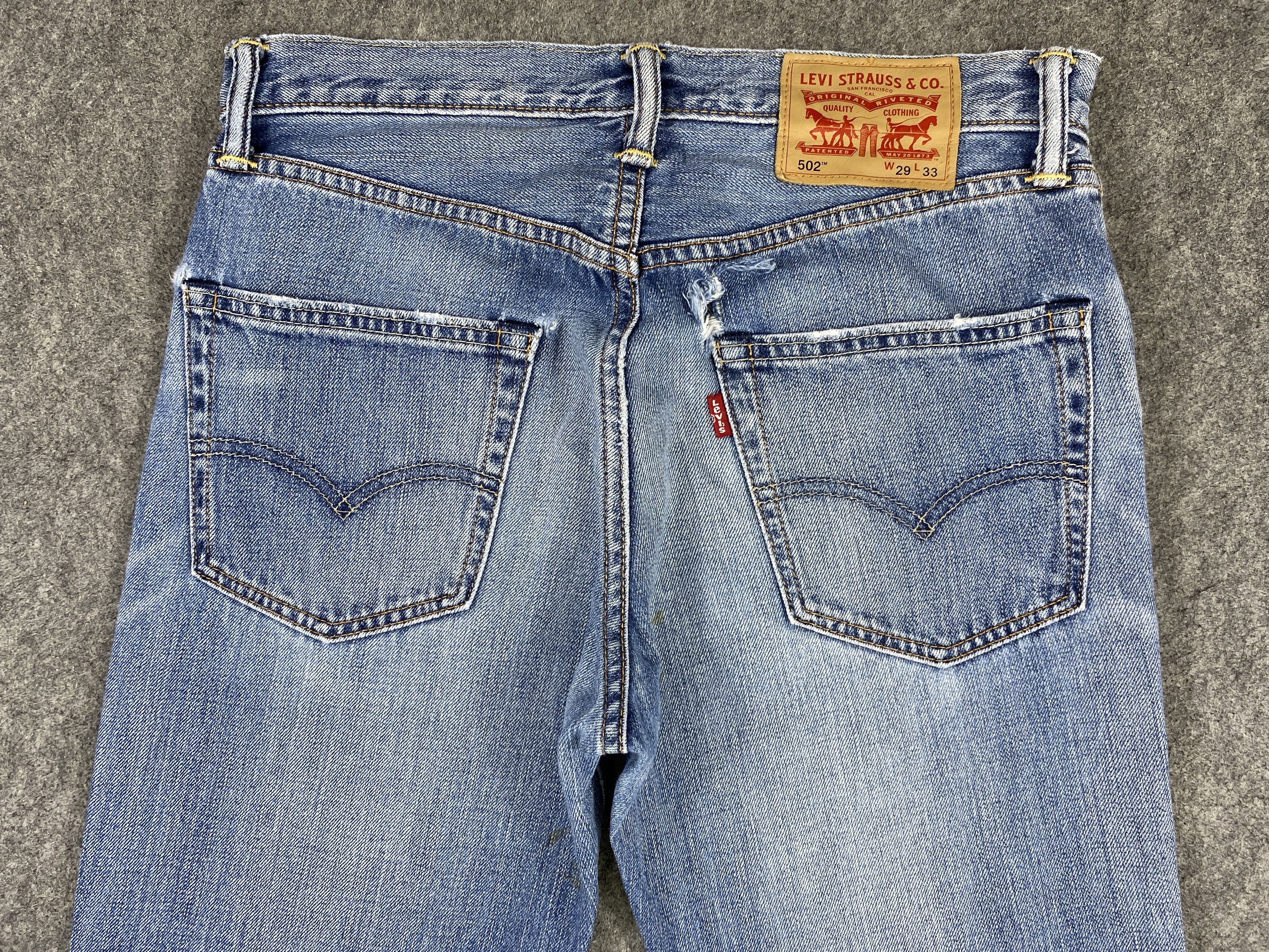 Levi's Blue Wash Vintage Levi's 502 31x31 Denim -JN2029 Size US 31 - 4 Thumbnail