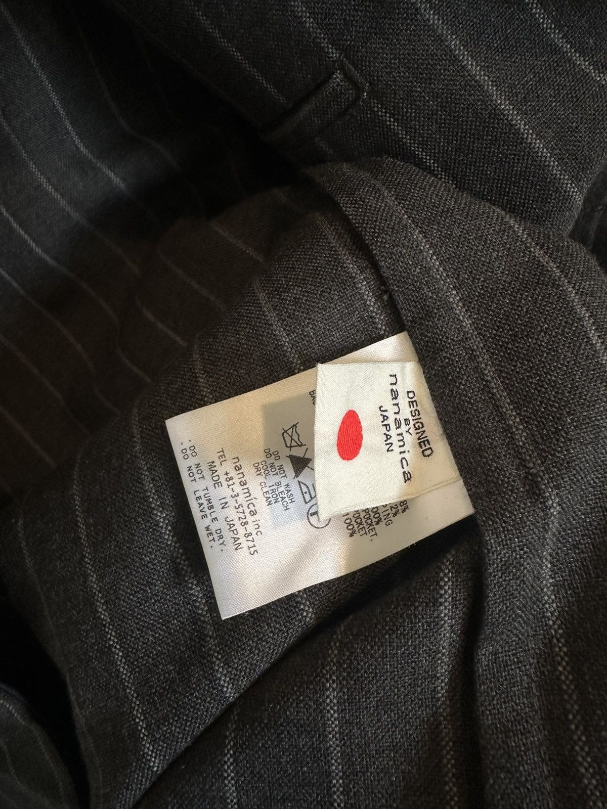 Nanamica Pinstripe technical wool suit Size 34R - 5 Thumbnail