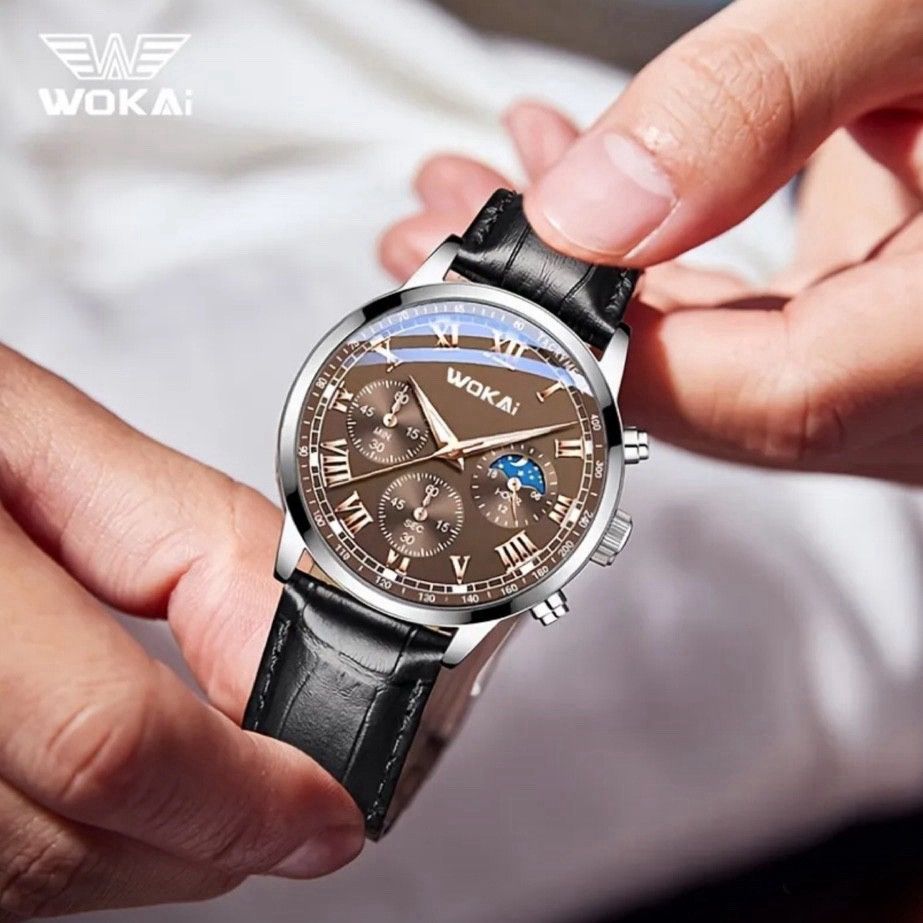 Designer Men’s Simple Sports Quartz Wrist Watch Size ONE SIZE - 2 Thumbnail