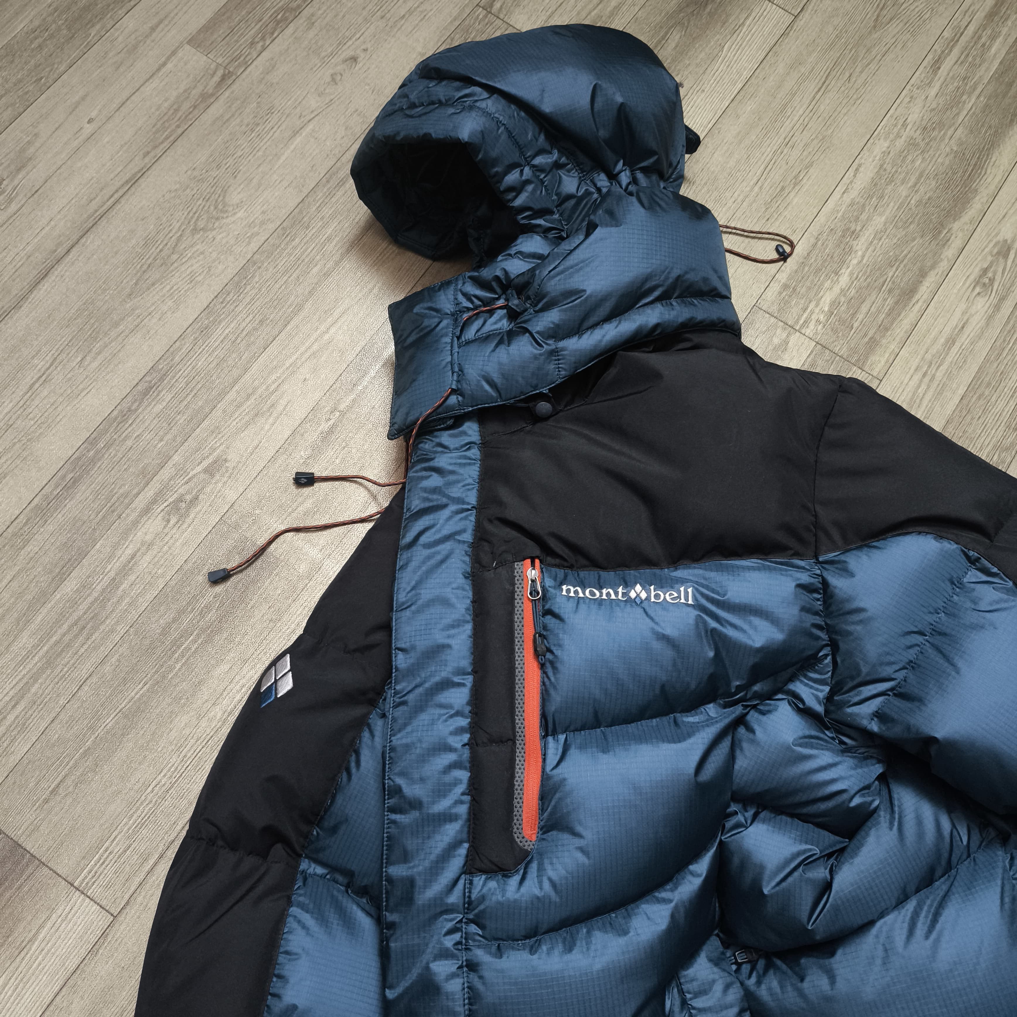Montbell Montbell Two tone Ex700+ Windstopper Puffer Down Jacket Size US XL / EU 56 / 4 - 13 Thumbnail