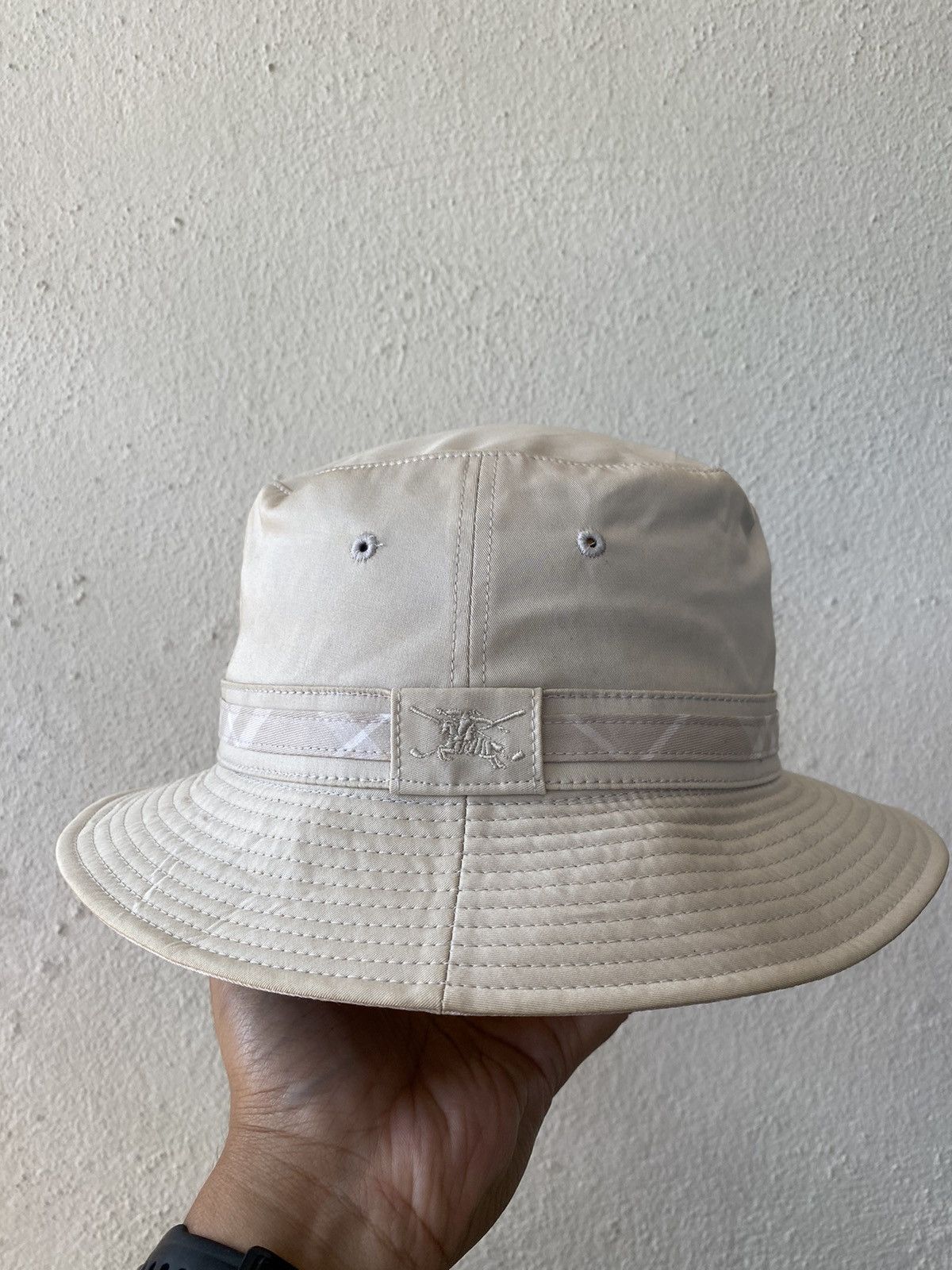 Burberry × Vintage Burberry Golf Bucket Hat Cap Size ONE SIZE - 3 Thumbnail