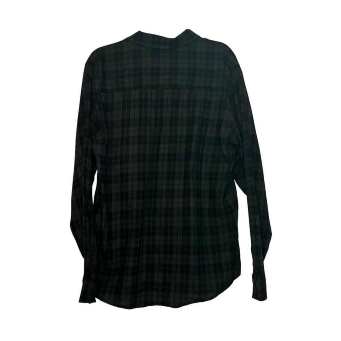 Rsq RSQ Green Flannel Long Sleeve Button Up Size L Gorpcore Size US L / EU 52-54 / 3 - 3 Thumbnail
