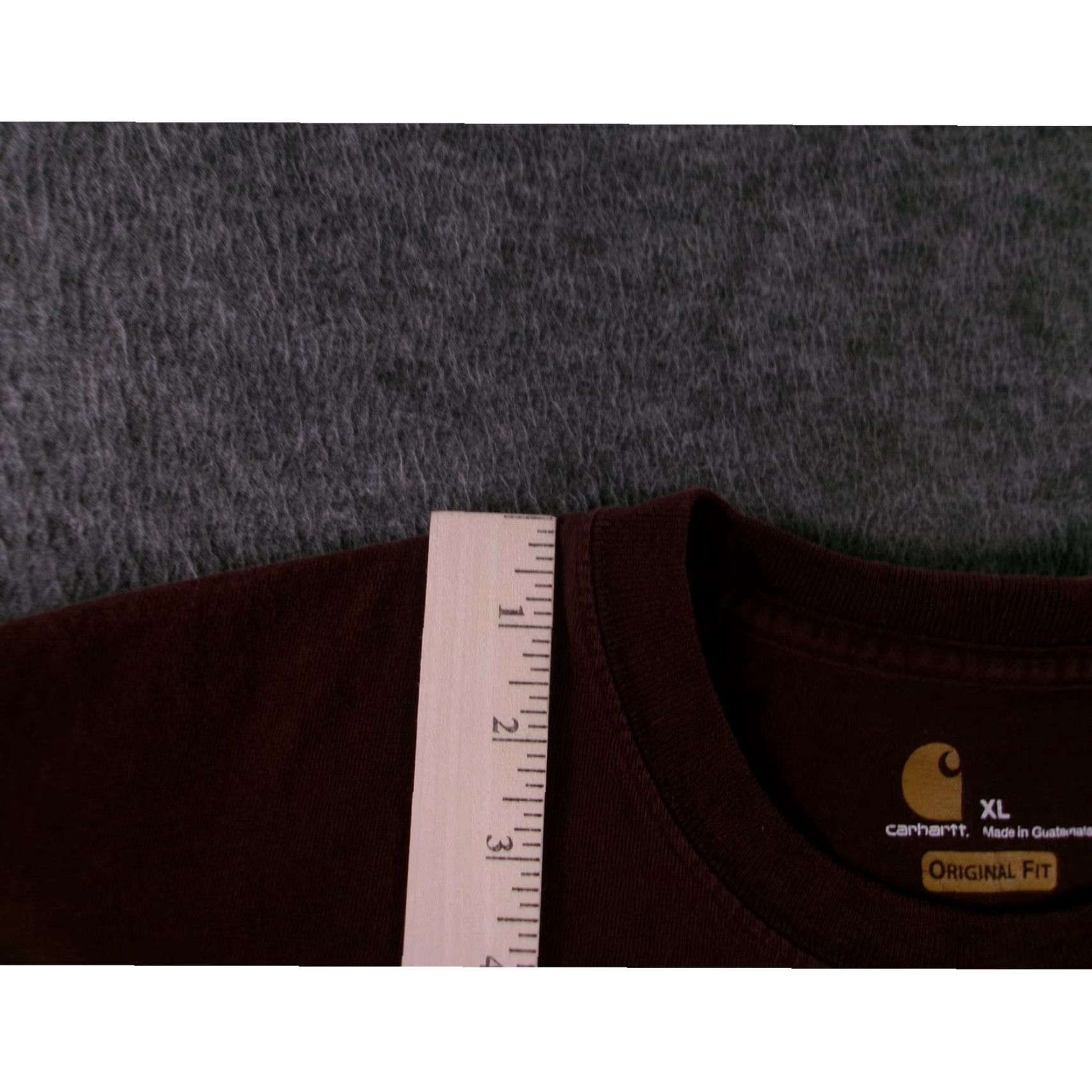 Carhartt Carhartt T-Shirt Men XL Heavyweight Workwear Short Sleeve Crew Neck Maroon Outdoor Camping Hiking Size US XL / EU 56 / 4 - 5 Thumbnail