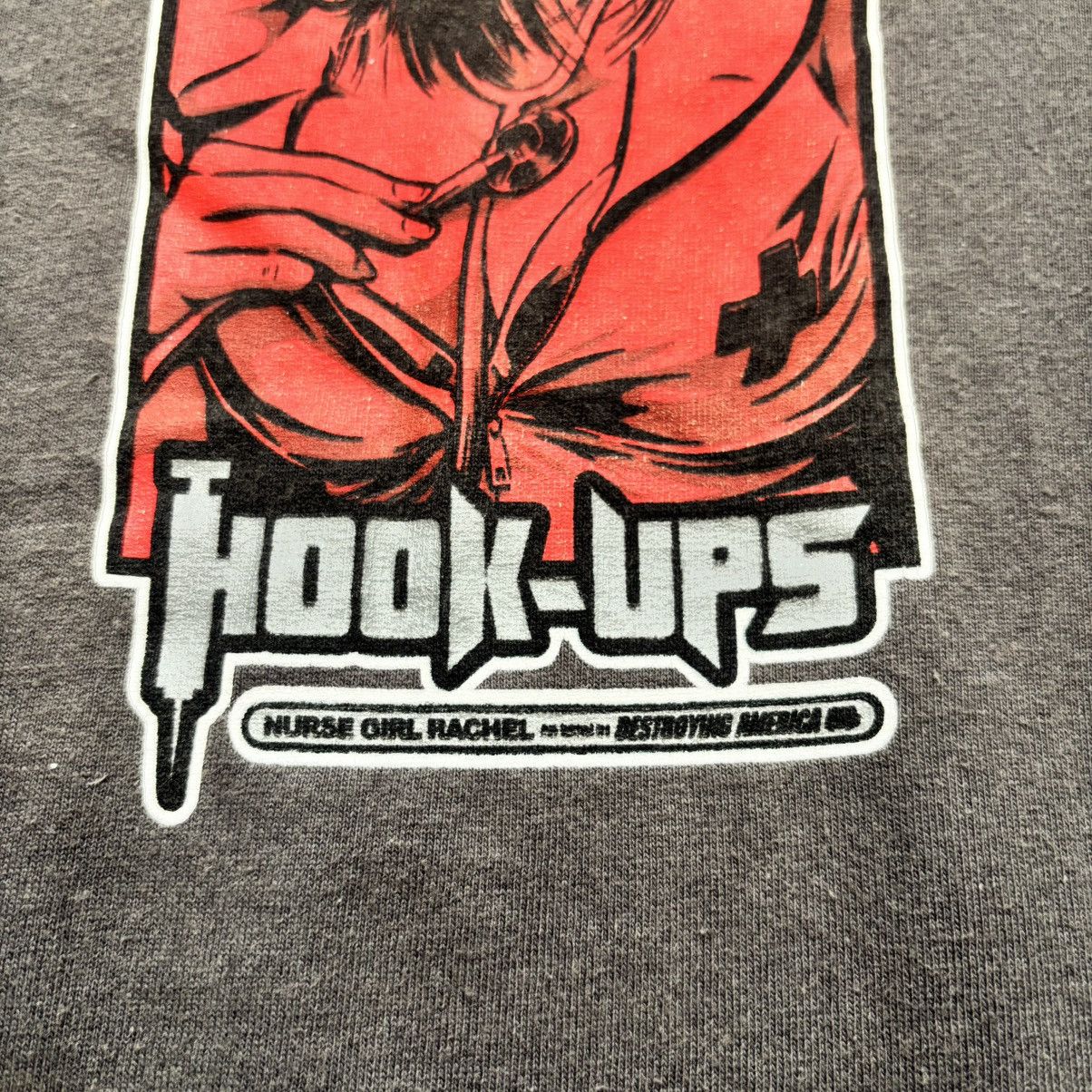 Hook-Ups × Hysteric Glamour × Vintage Vintage 90’s Hook-Ups T-shirt Size US XL / EU 56 / 4 - 4 Thumbnail