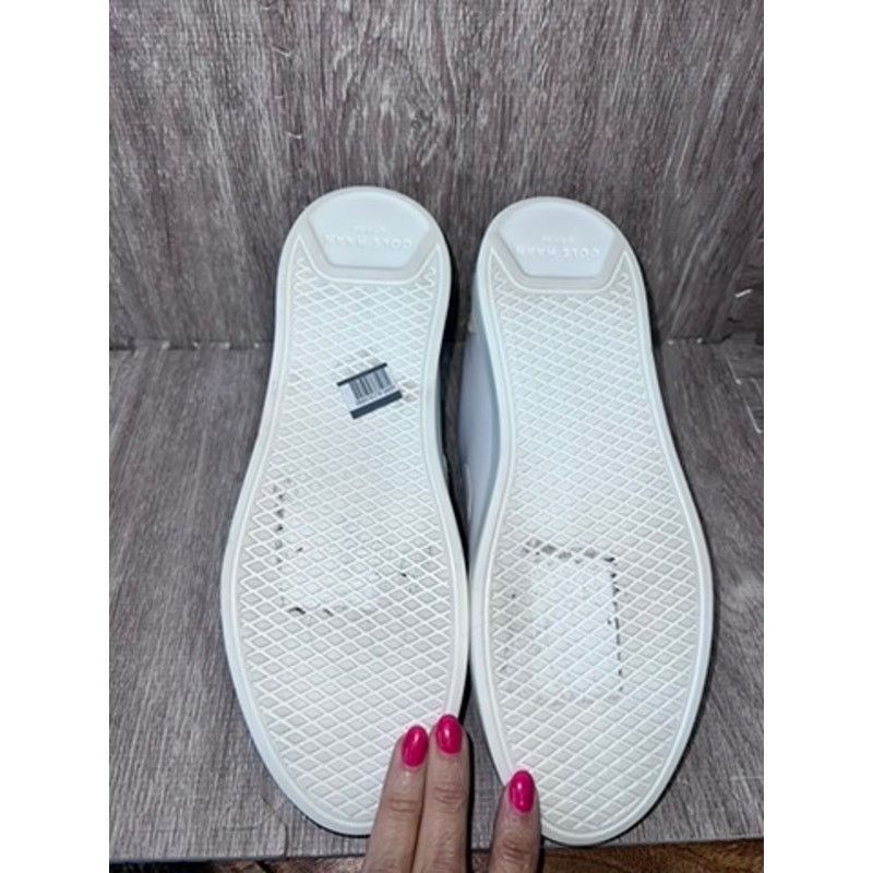 Cole Haan Cole Haan Men's White Leather Monk Strap Sneakers Size 9.5 Size US 9.5 / EU 42-43 - 5 Thumbnail