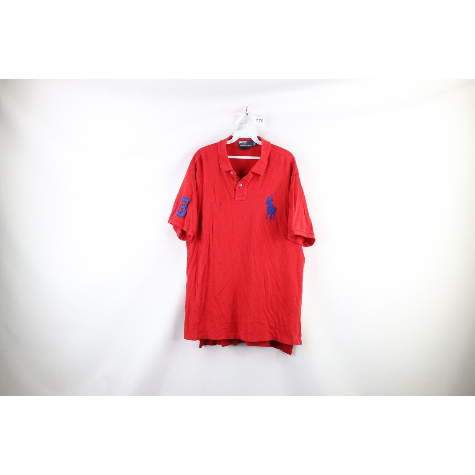 Ralph Lauren Vintage Ralph Lauren Faded Big Pony Logo Collared Golf Polo Size US XXL / EU 58 / 5 - 1 Thumbnail