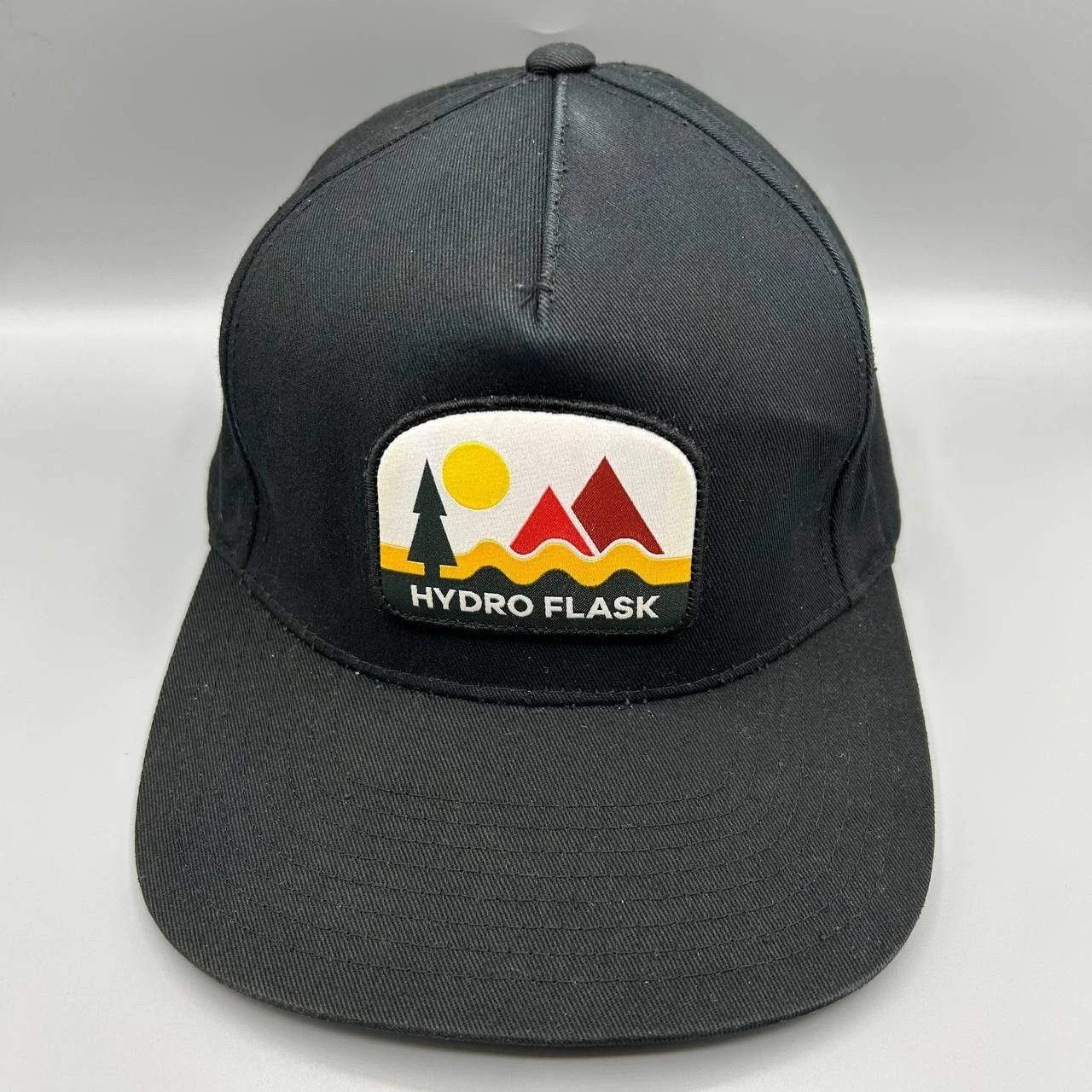 Other Hydro Flask Hat Men Black Embroidered Snap Back Cap Cotton Size ONE SIZE - 1 Thumbnail