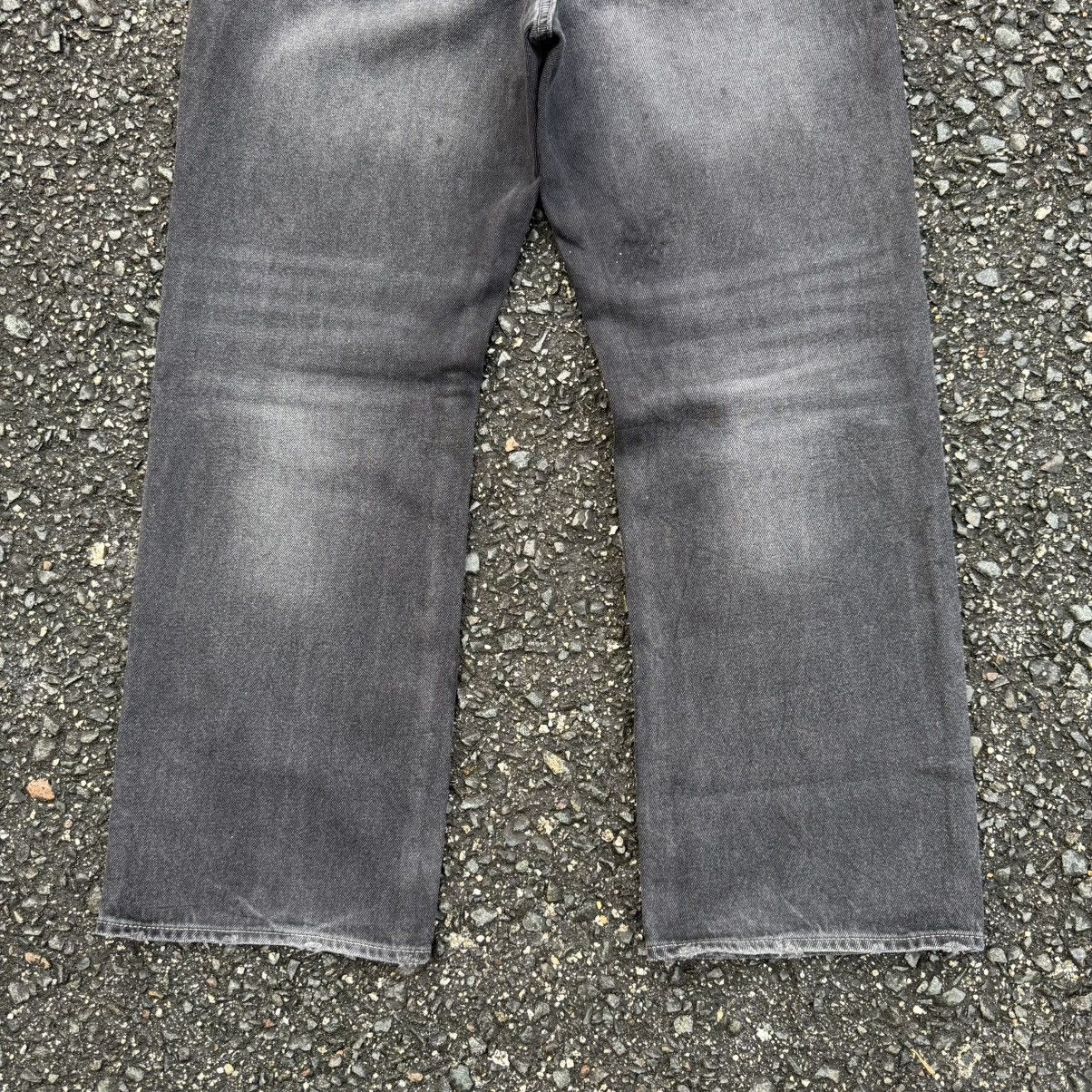 GU VINTAGE GU BLACK DENIM JEAN PANTS Size US 33 - 12 Thumbnail