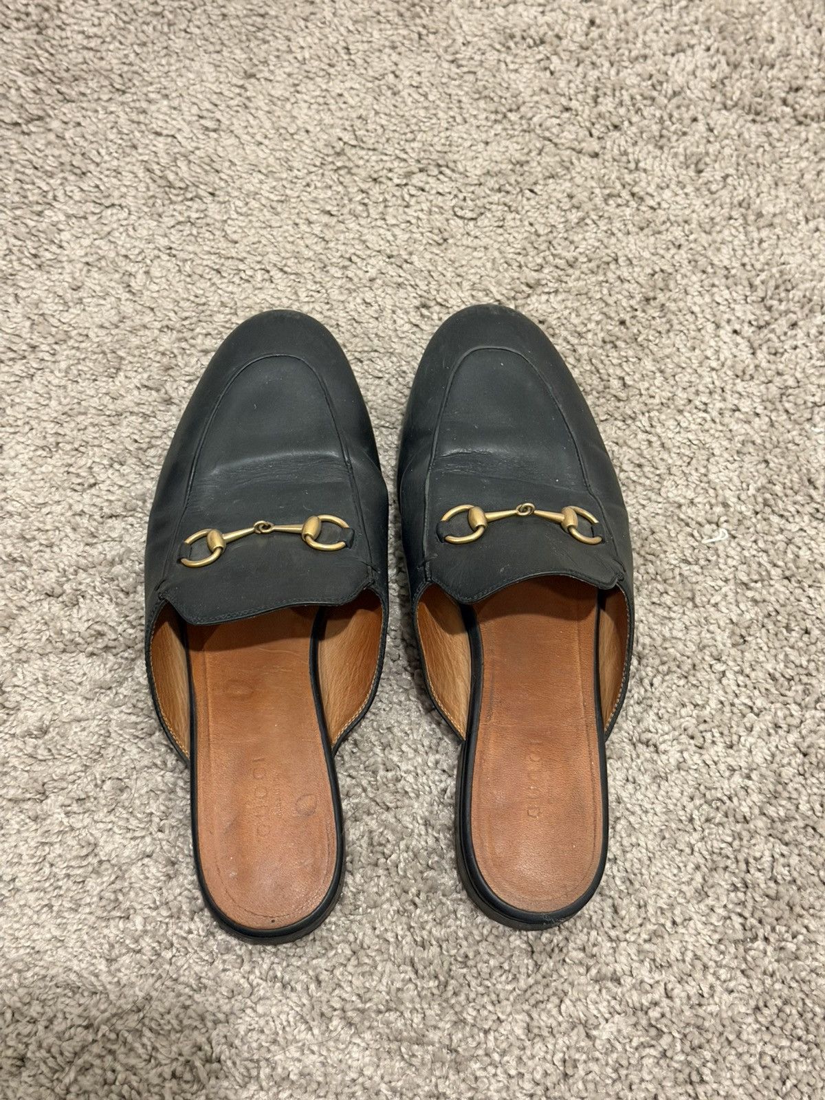 Gucci Gucci Leather Mule Size US 7 / IT 37 - 1 Thumbnail