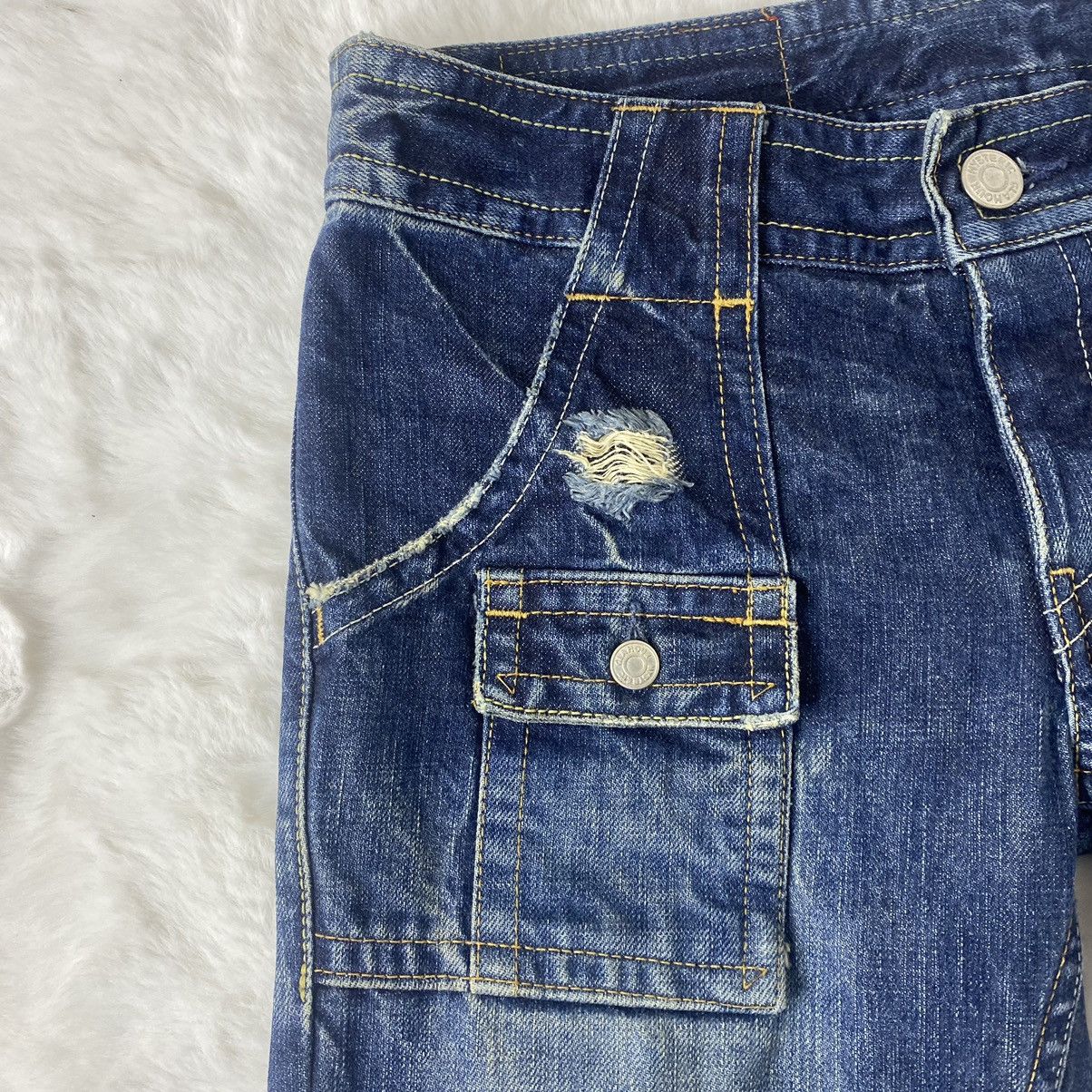 Hysteric Glamour Vintage Hysteric Glamour Boot Cut Flare Denim Pocket Jeans Size 30" / US 8 / IT 44 - 3 Thumbnail