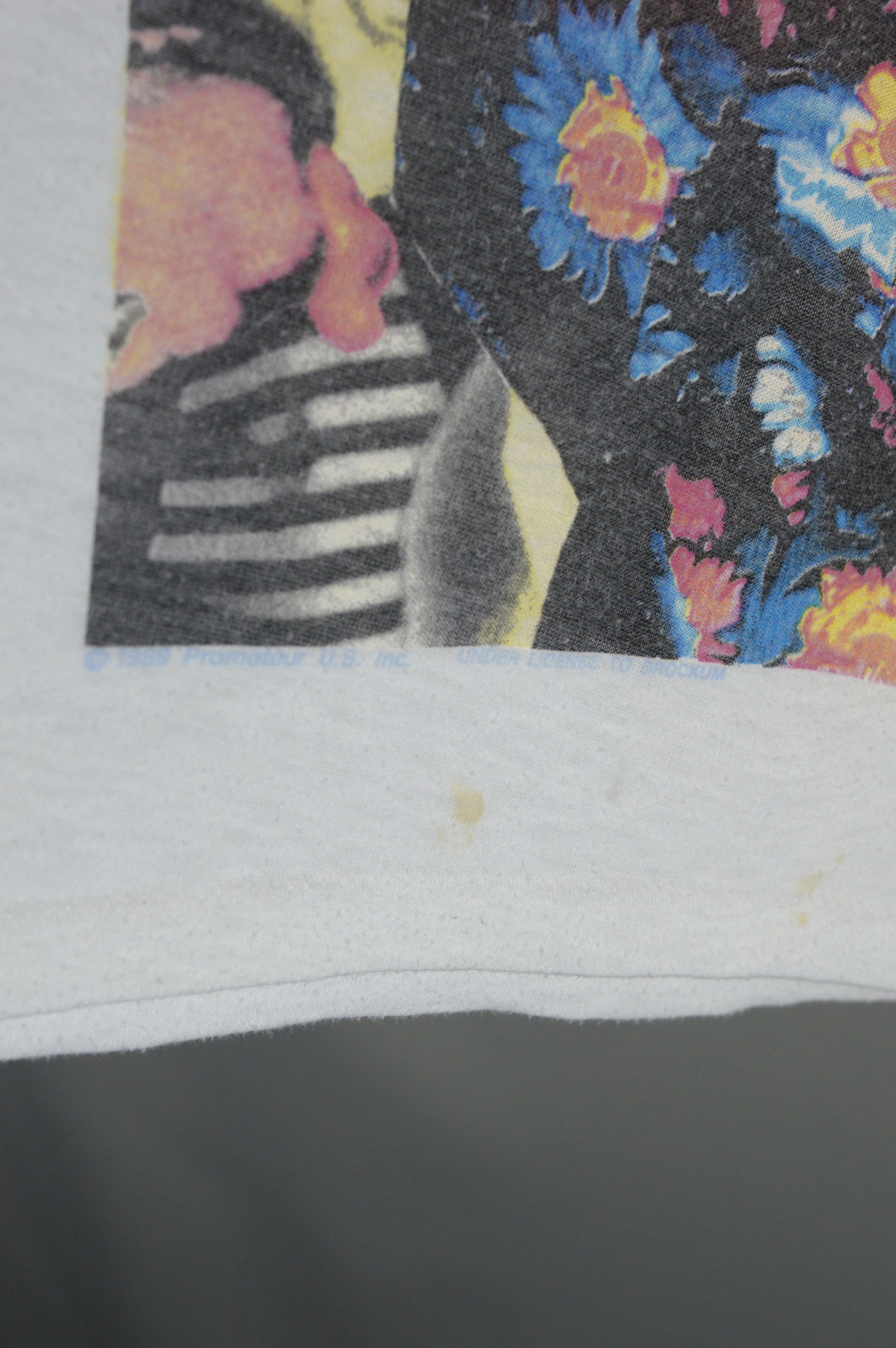 The Rolling Stones × Vintage Vintage Rolling Stones Steel Wheels 1989 t shirt Size US M / EU 48-50 / 2 - 8 Thumbnail