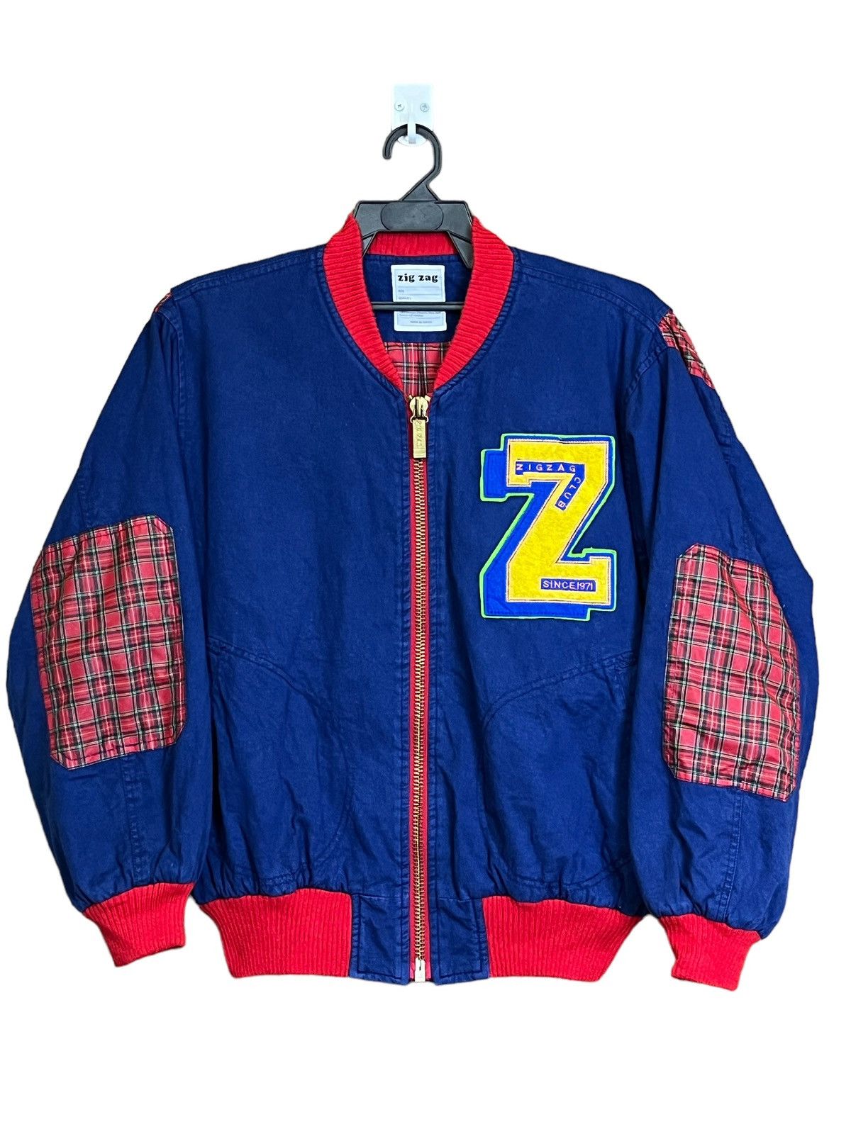 Japanese Brand RARE🔥ZIG ZAG MADE IN TOKYO BIG SPELL BOMBERS JACKET Size US L / EU 52-54 / 3 - 1 Thumbnail
