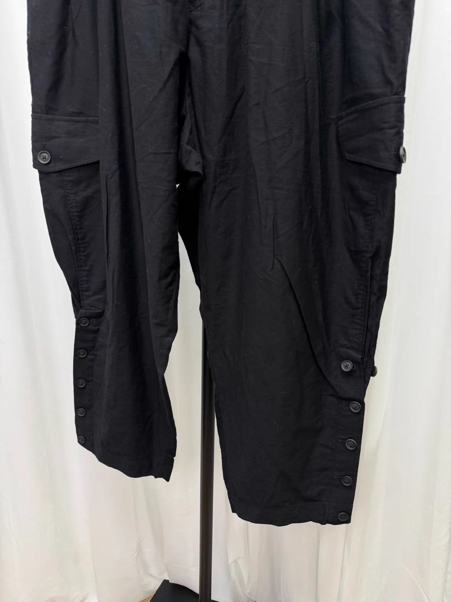 Yohji Yamamoto Yohji Yamamoto Zankyo Button Cargo Pants K20 Size US 31 - 3 Thumbnail