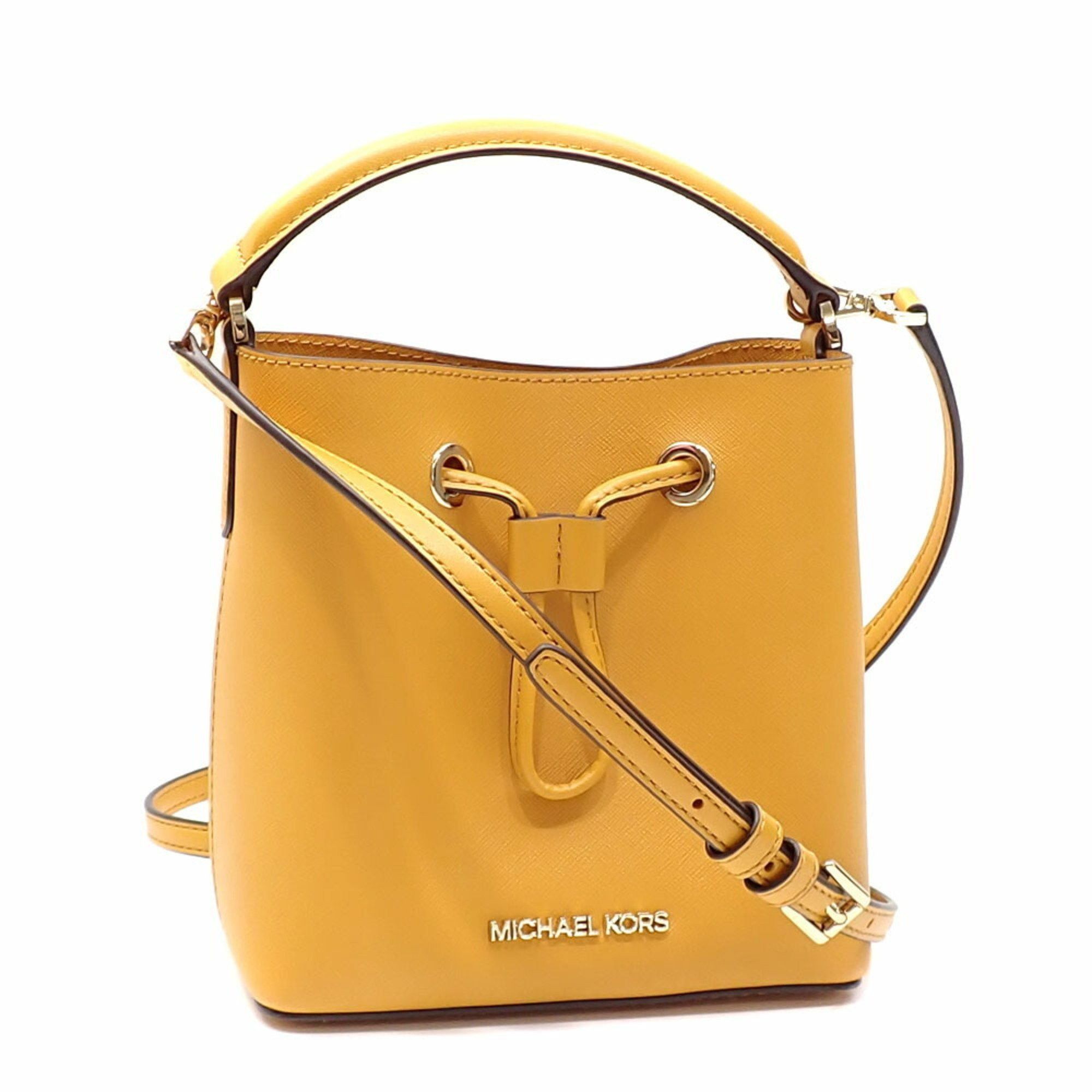 Michael Kors Michael Kors Handbag Suri Small Bucket Crossbody Women's Marigold Leather 35T0GU2C0L Shoulder Size ONE SIZE - 1 Thumbnail