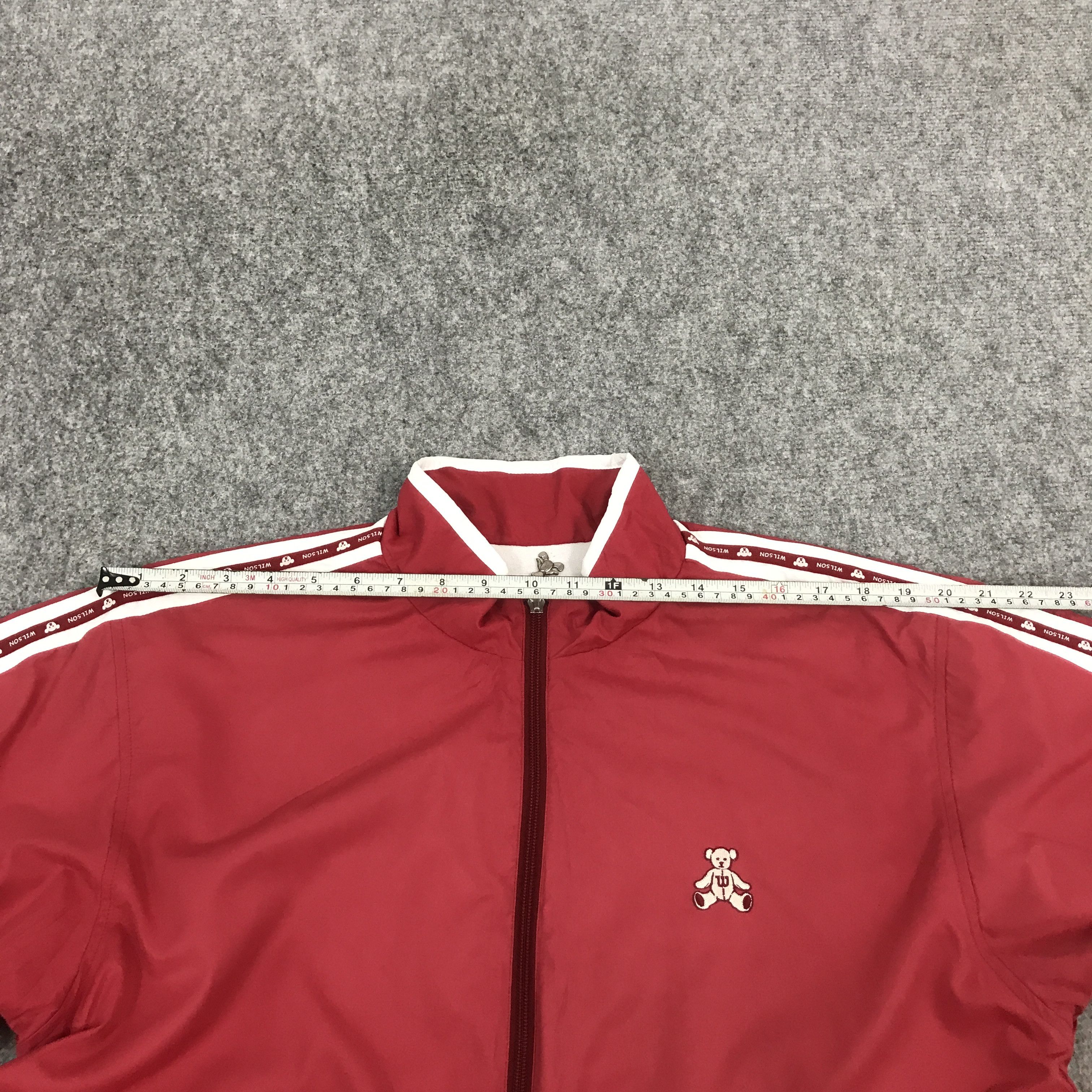 Vintage × Wilson wilson x bear windbreaker jacket Size US L / EU 52-54 / 3 - 8 Thumbnail
