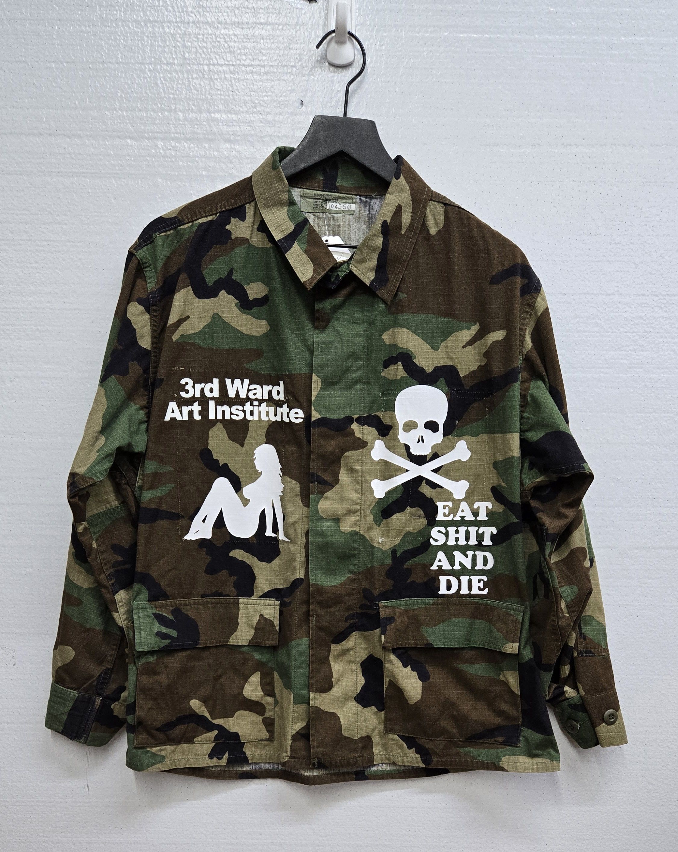 Vintage 3rd Ward Art Institute camo Jacket Size US M / EU 48-50 / 2 - 1 Thumbnail