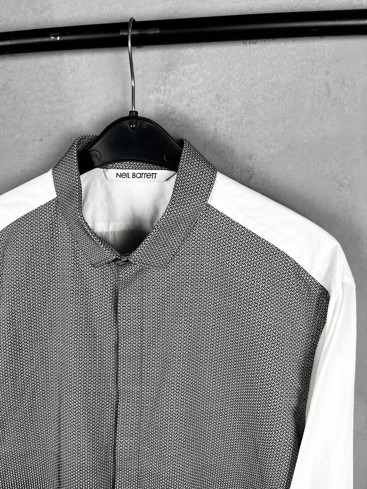 Neil Barrett Long sleeve avant-garde shirt.Like Saint Laurent or Dior. Size US L / EU 52-54 / 3 - 2 Thumbnail
