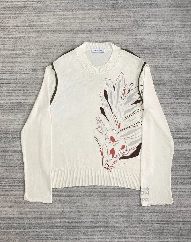 Kiko Kostadinov Kiko Kostadinov Colorful Graffiti Floral Crewneck Knit Swe Size US S / EU 44-46 / 1 - 1 Thumbnail