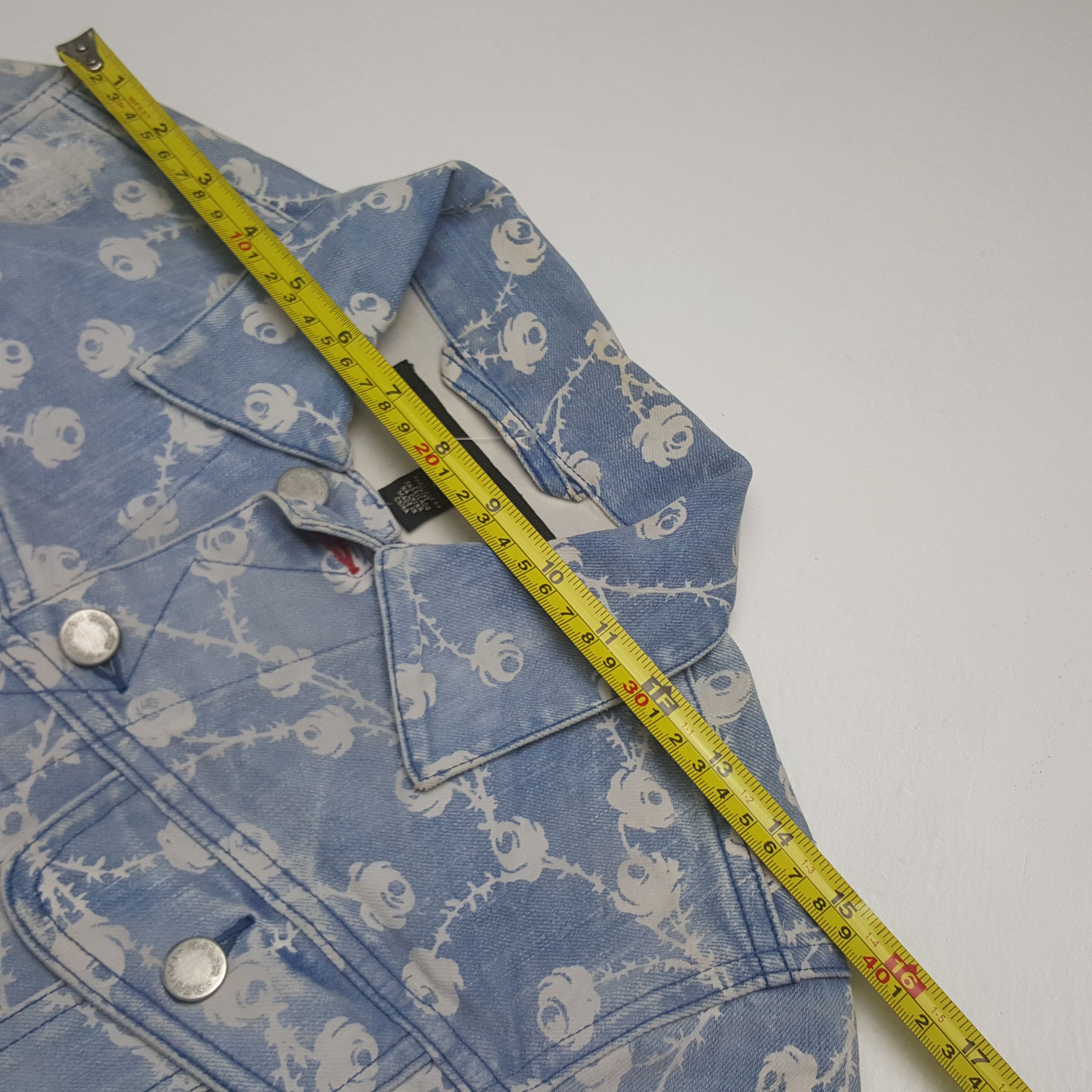 Ralph Lauren Vintage Ralph Lauren American Flowers Denim Jacket C303N14 Size XXS / US 00 / IT 34 - 7 Thumbnail