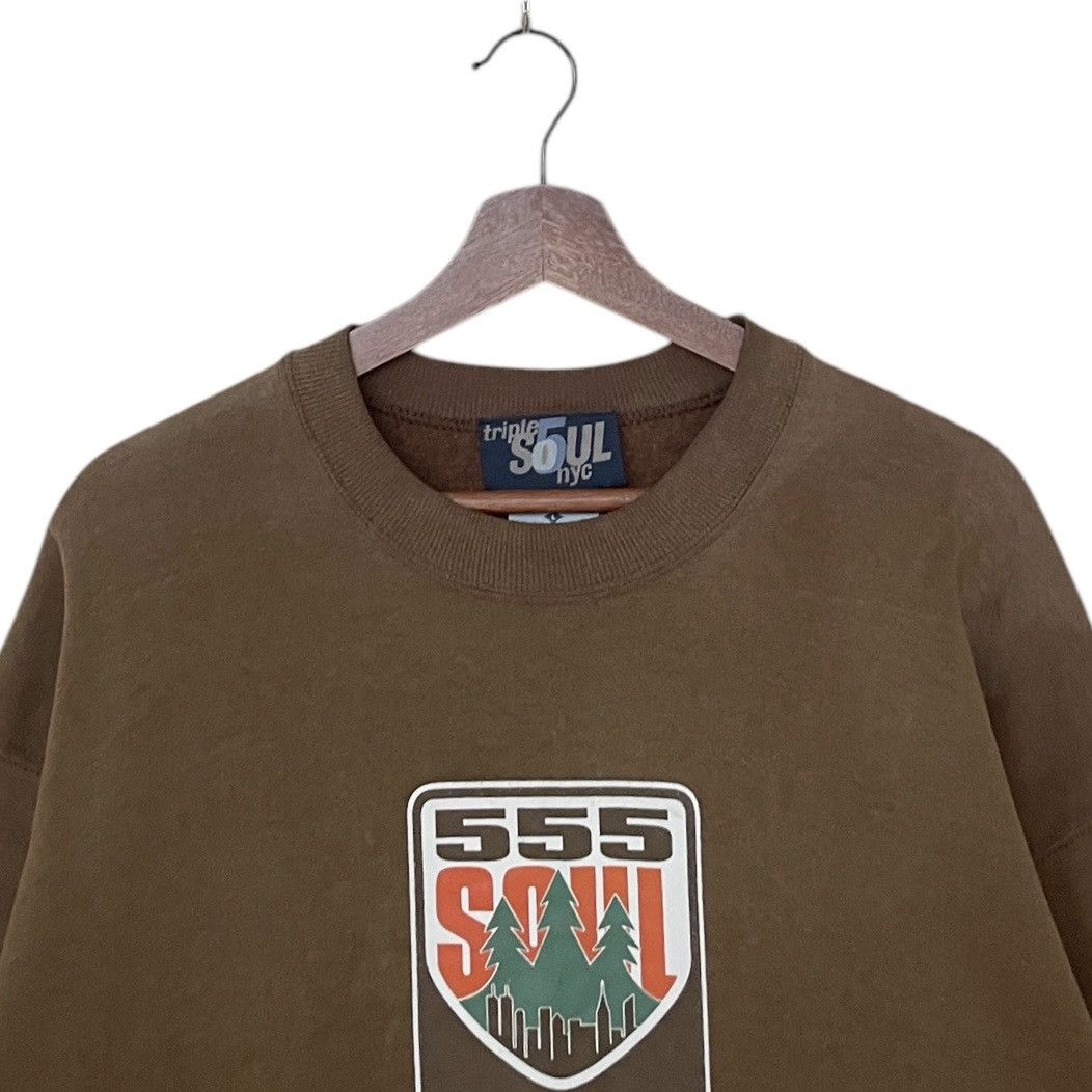 Vintage Vintage Brand Triple 5 Soul Made In Usa Sweatshirt 1990s Size US L / EU 52-54 / 3 - 7 Thumbnail