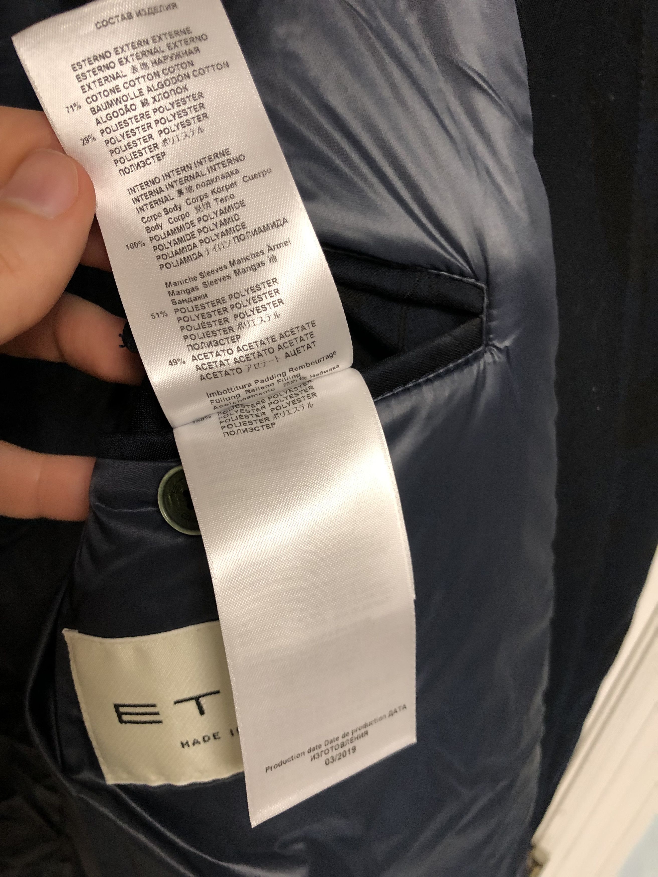 Etro Etro Thick Raincoat/Parka Size 50 Made in Italy Size US M / EU 48-50 / 2 - 22 Thumbnail